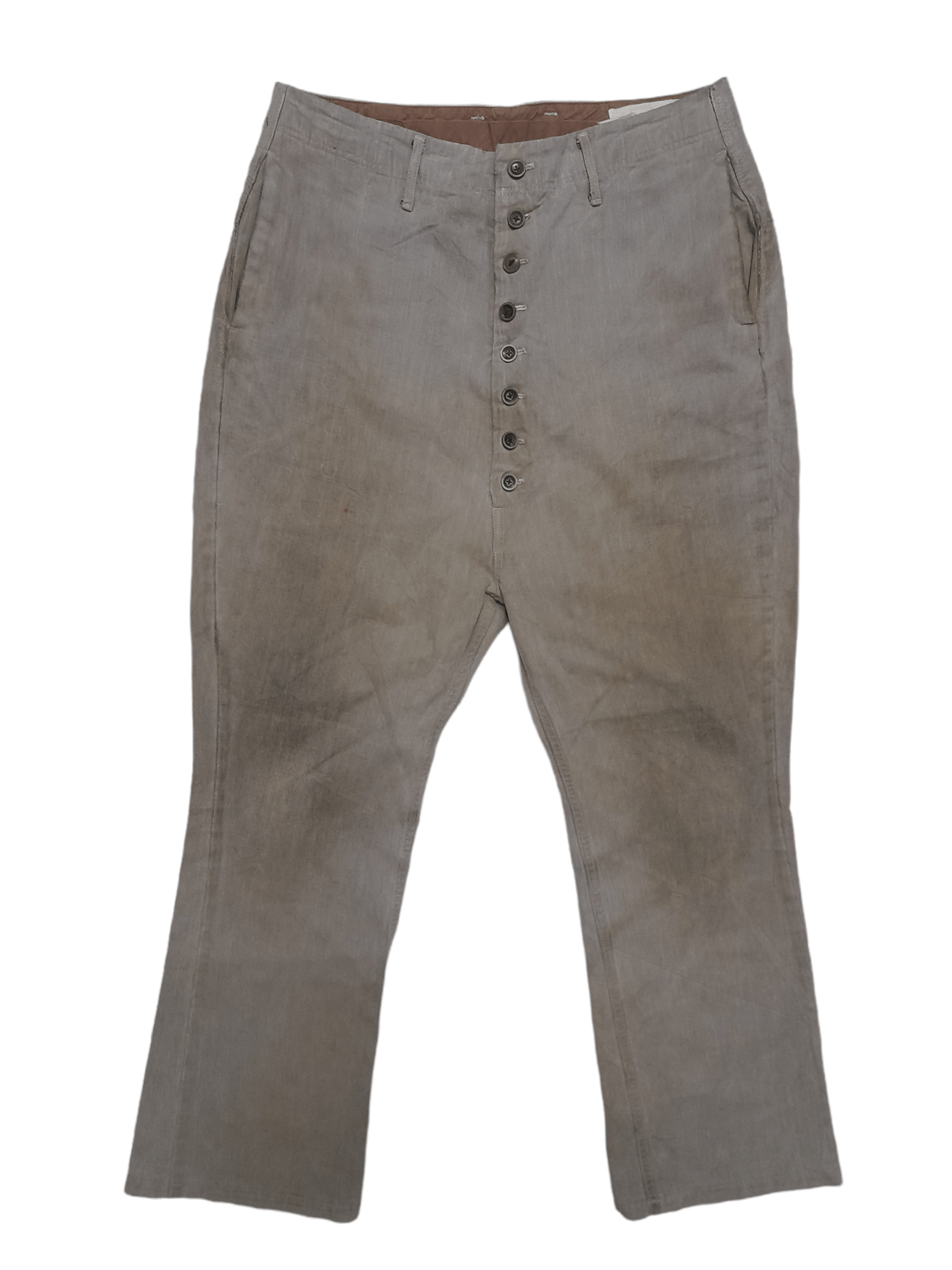 Designer × Kapital × Kapital Kountry KAPITAL Dirt Pant Over-Button (E236) Size US 30 / EU 46 - 1 Thumbnail