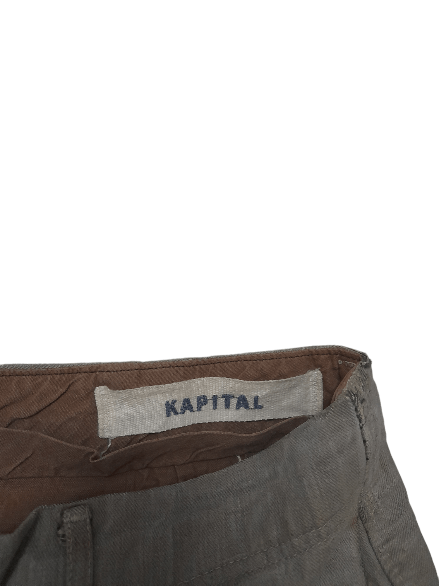 Designer × Kapital × Kapital Kountry KAPITAL Dirt Pant Over-Button (E236) Size US 30 / EU 46 - 4 Thumbnail