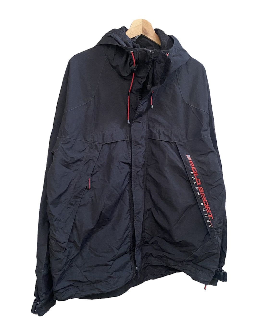 Polo Ralph Lauren × Vintage Vintage Polo Sports Ralph Lauren 90s windbreaker Size US XL / EU 56 / 4 - 2 Thumbnail