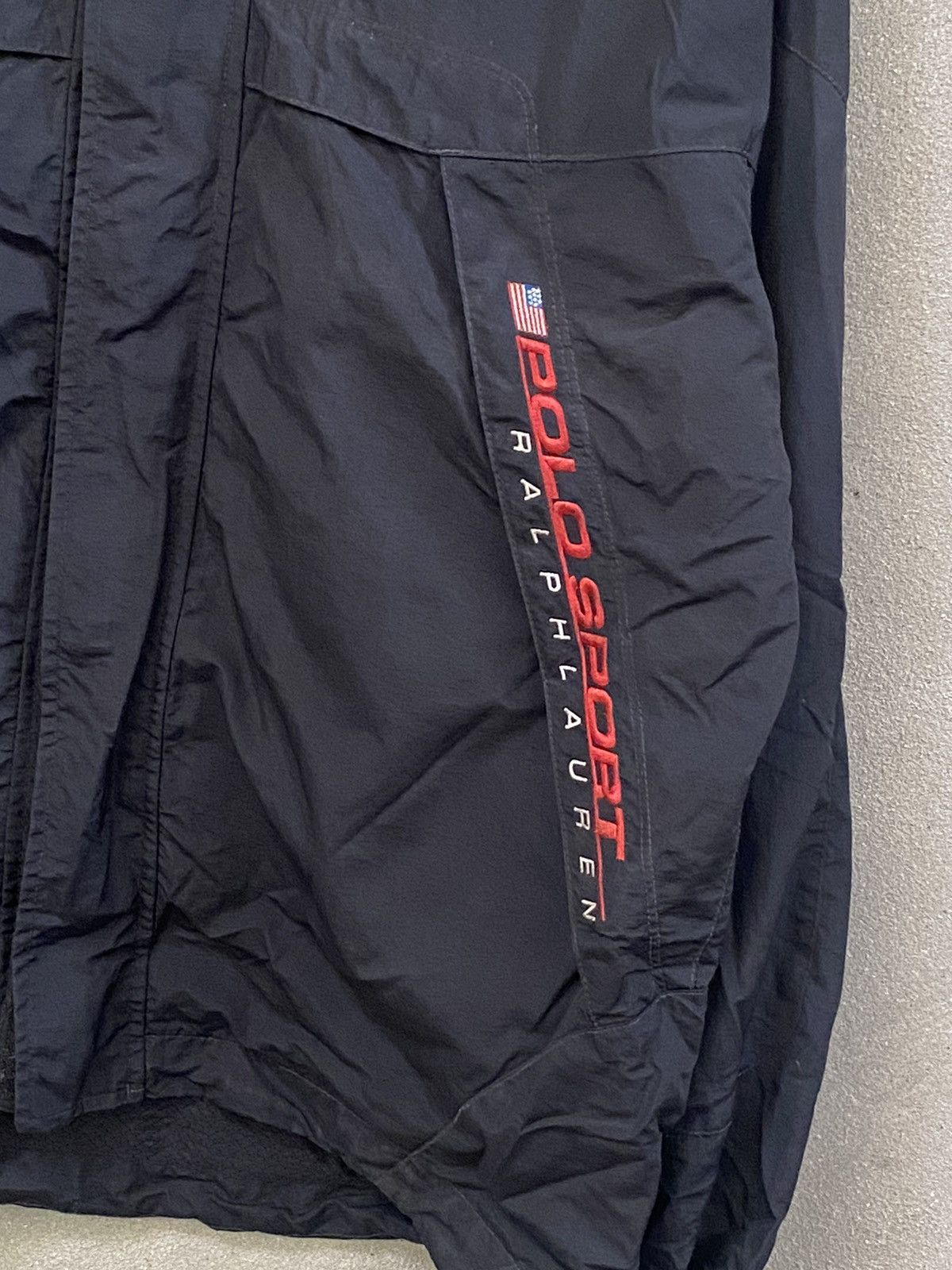 Polo Ralph Lauren × Vintage Vintage Polo Sports Ralph Lauren 90s windbreaker Size US XL / EU 56 / 4 - 6 Thumbnail