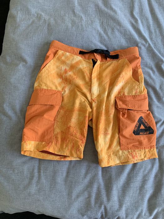 Palace Palace Asymetric Real Tree Shell Shorts size S | Grailed