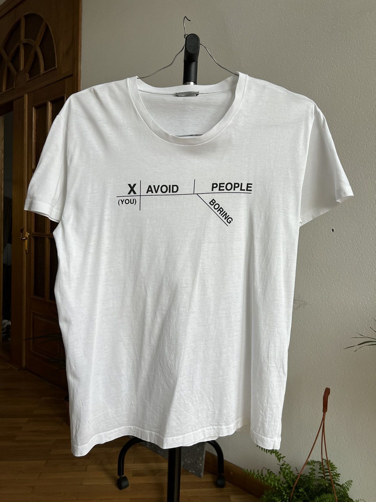 Dior × Hedi Slimane Rare Dior Homme Avoid People Boring Only For