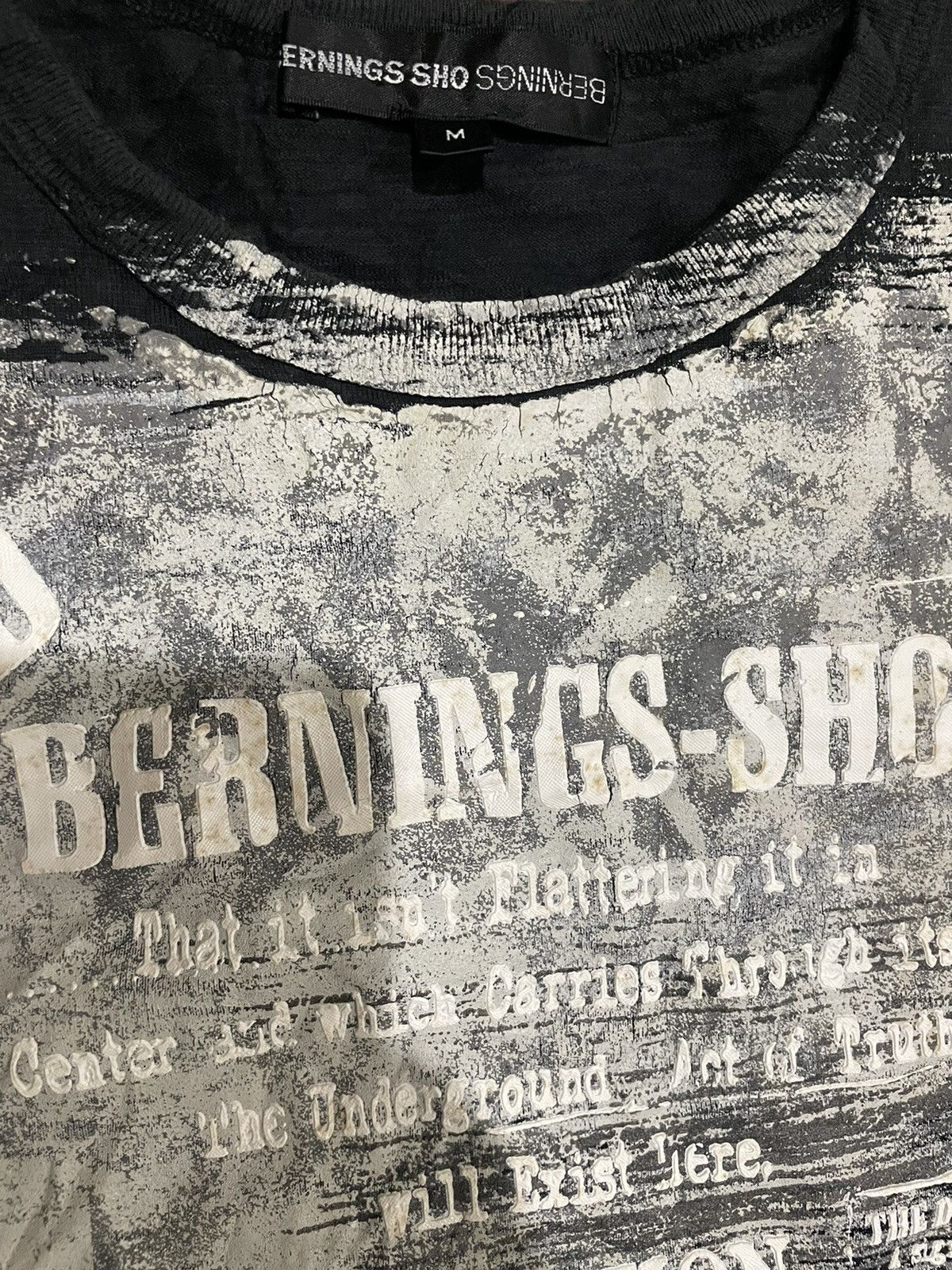 Japanese Brand Japanese Berning Sho Iconic Punk Fashion Rebel Shirt Size US M / EU 48-50 / 2 - 5 Thumbnail