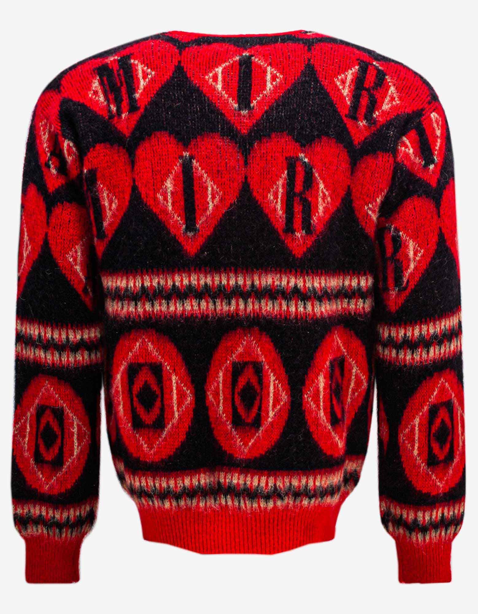 Amiri Mohair Logo Heart Cardigan Size US L / EU 52-54 / 3 - 2 Thumbnail