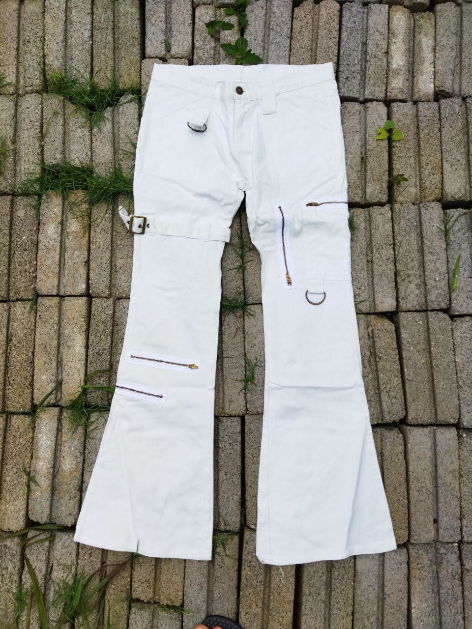 If Six Was Nine Revolt Japan Zipper Bondage Pants Size US 31 - 1 Thumbnail
