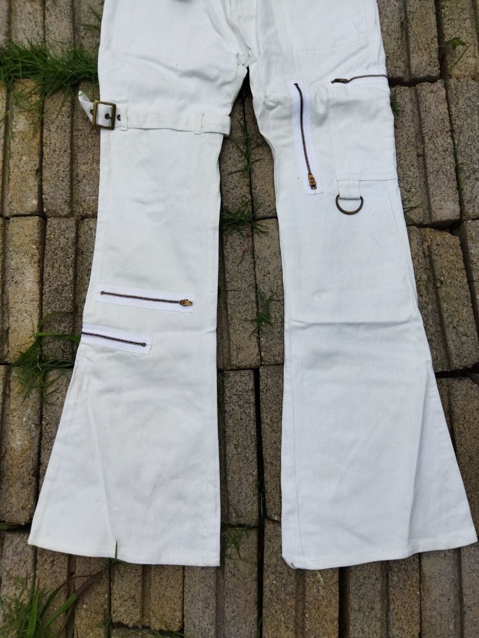 If Six Was Nine Revolt Japan Zipper Bondage Pants Size US 31 - 3 Thumbnail