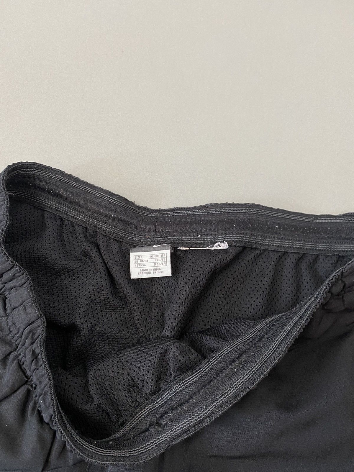 Nike × Vintage Nike vintage black track pants small swoosh Y2K Size US 32 / EU 48 - 5 Thumbnail
