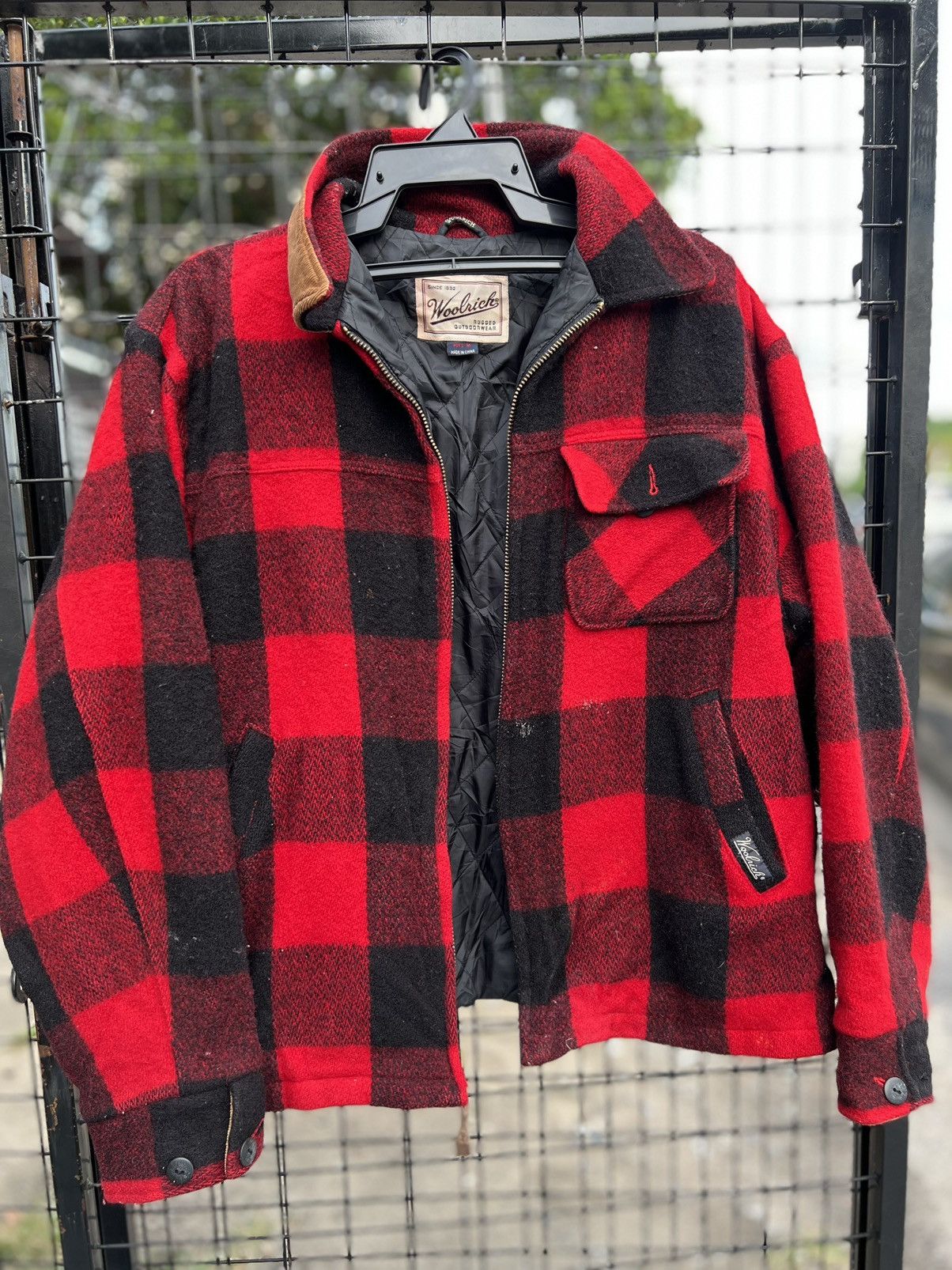 Woolrich Woolen Mills Woolrich rugged outdoorwear sedionaries zipper jacket Size US L / EU 52-54 / 3 - 2 Thumbnail