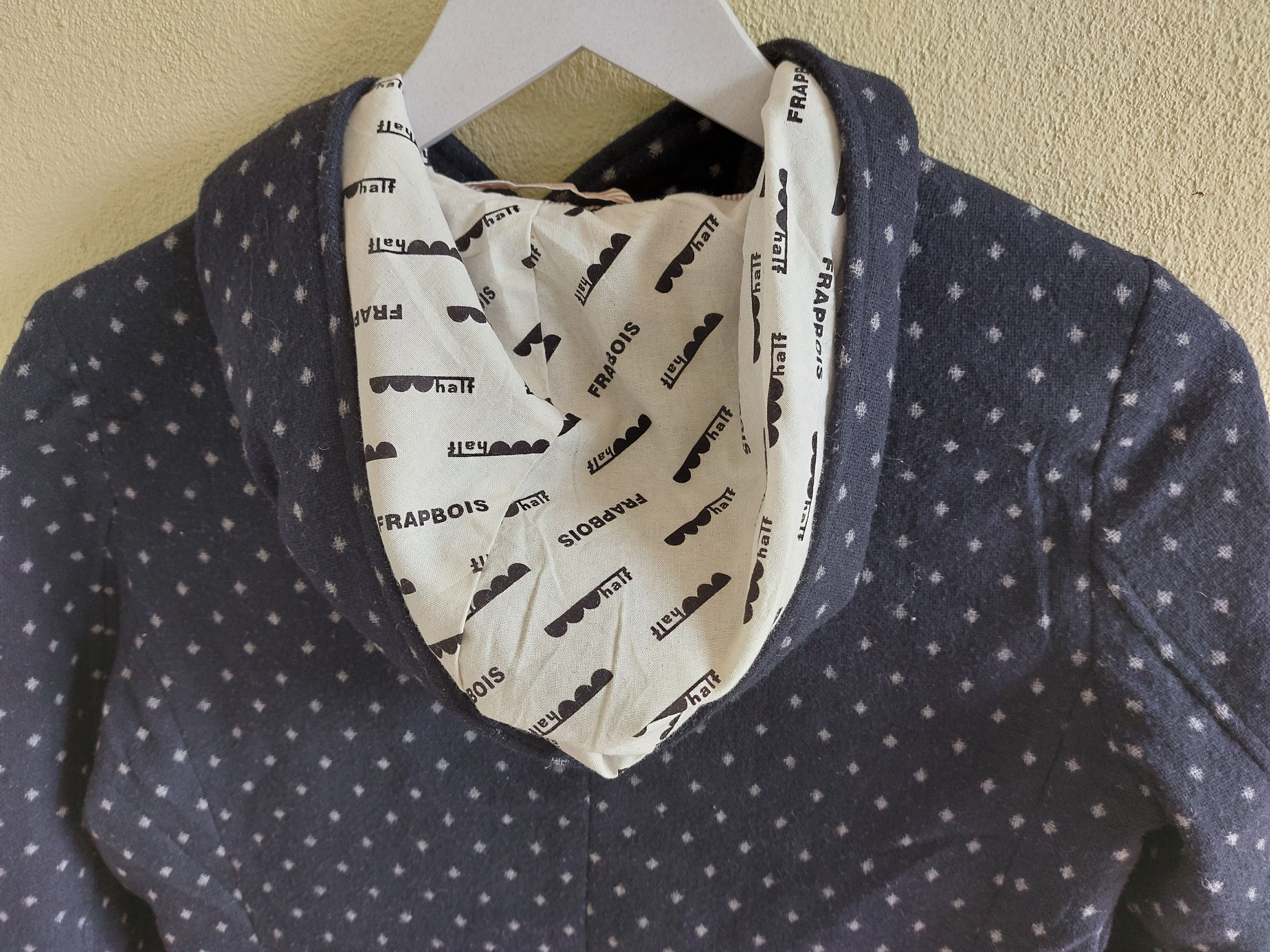 Frapbois FRAPBOIS hoodie button wool coat sweater Size US S / EU 44-46 / 1 - 9 Thumbnail