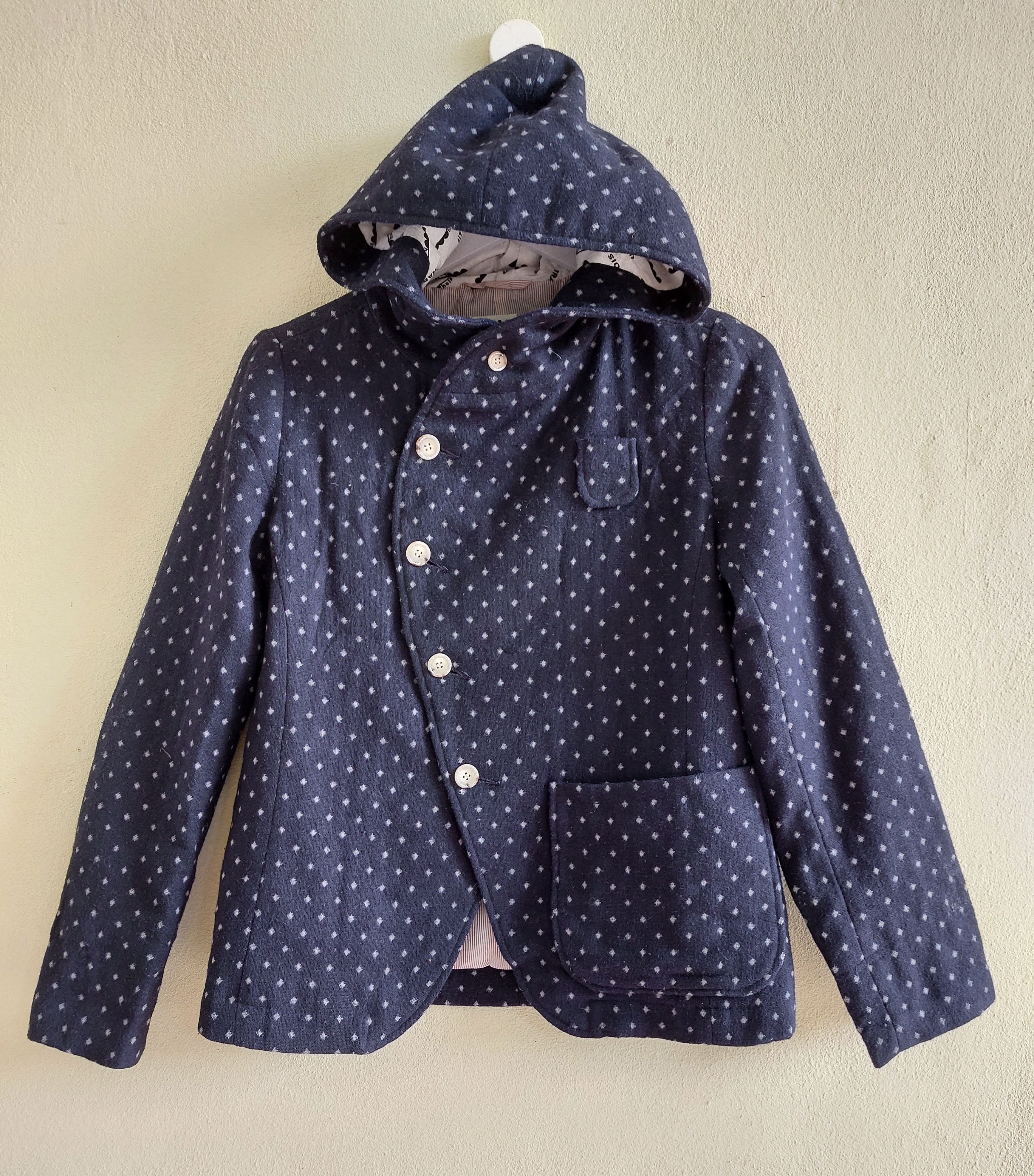 Frapbois FRAPBOIS hoodie button wool coat sweater Size US S / EU 44-46 / 1 - 1 Thumbnail