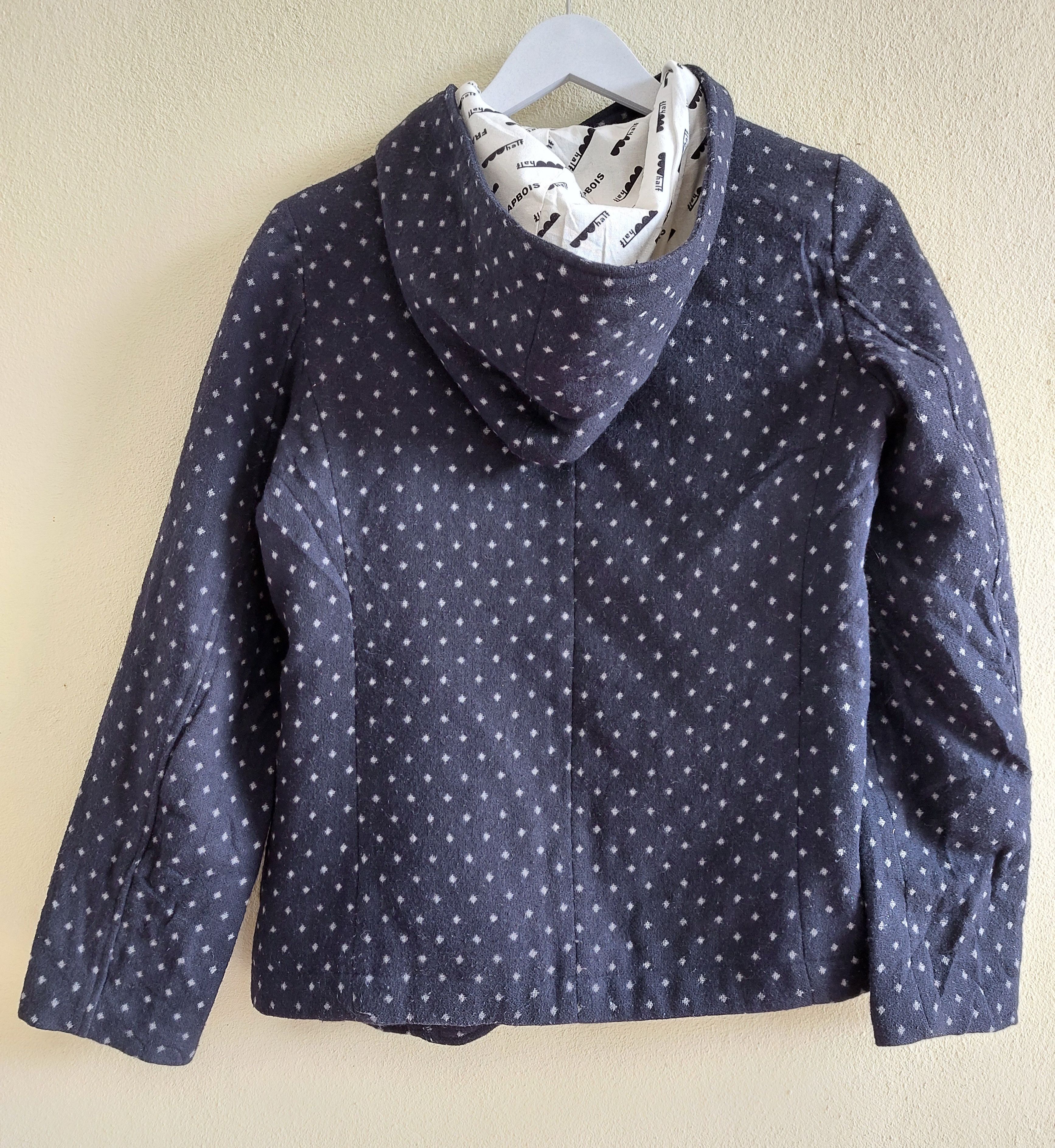 Frapbois FRAPBOIS hoodie button wool coat sweater Size US S / EU 44-46 / 1 - 12 Thumbnail