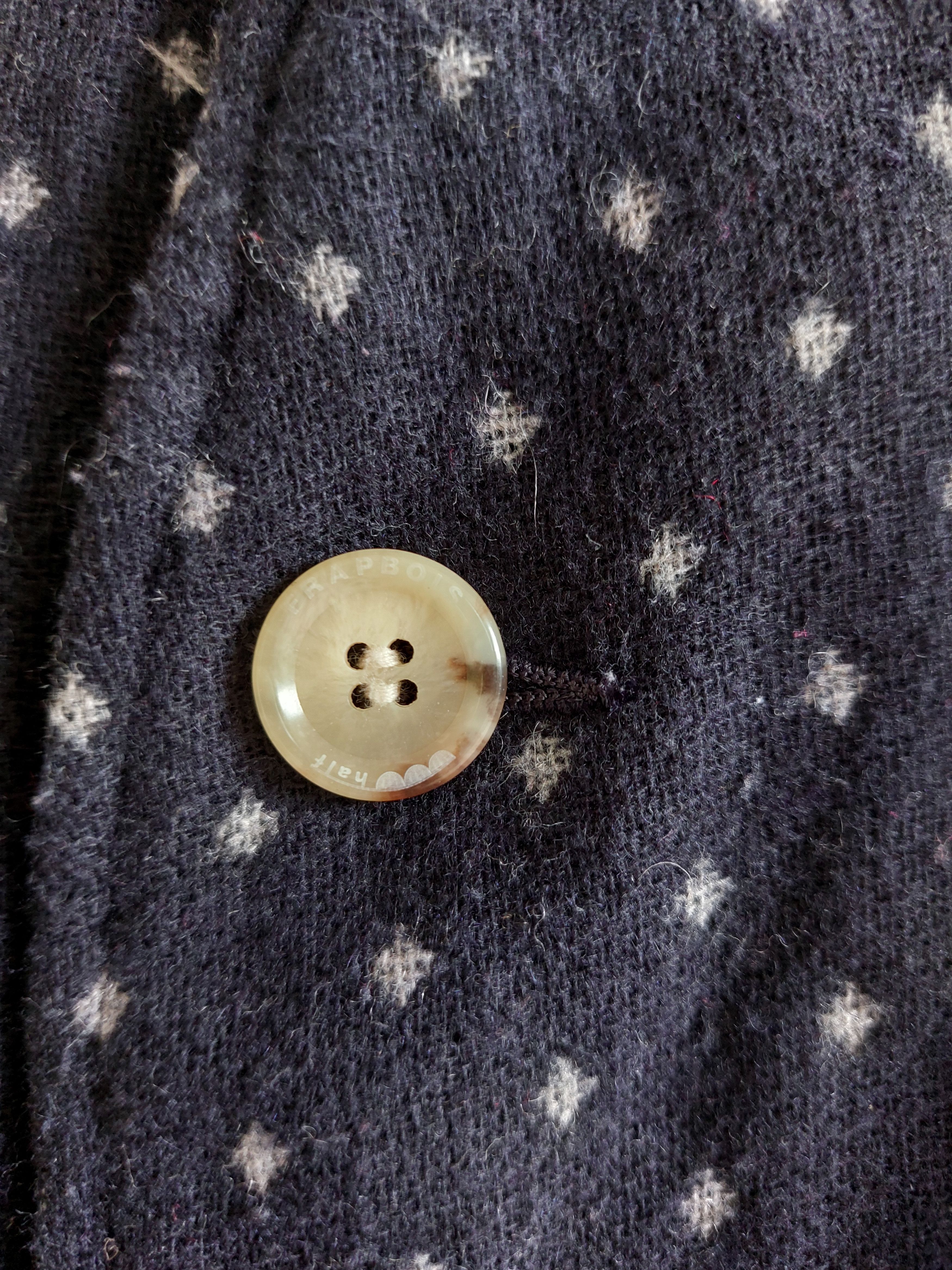 Frapbois FRAPBOIS hoodie button wool coat sweater Size US S / EU 44-46 / 1 - 5 Thumbnail