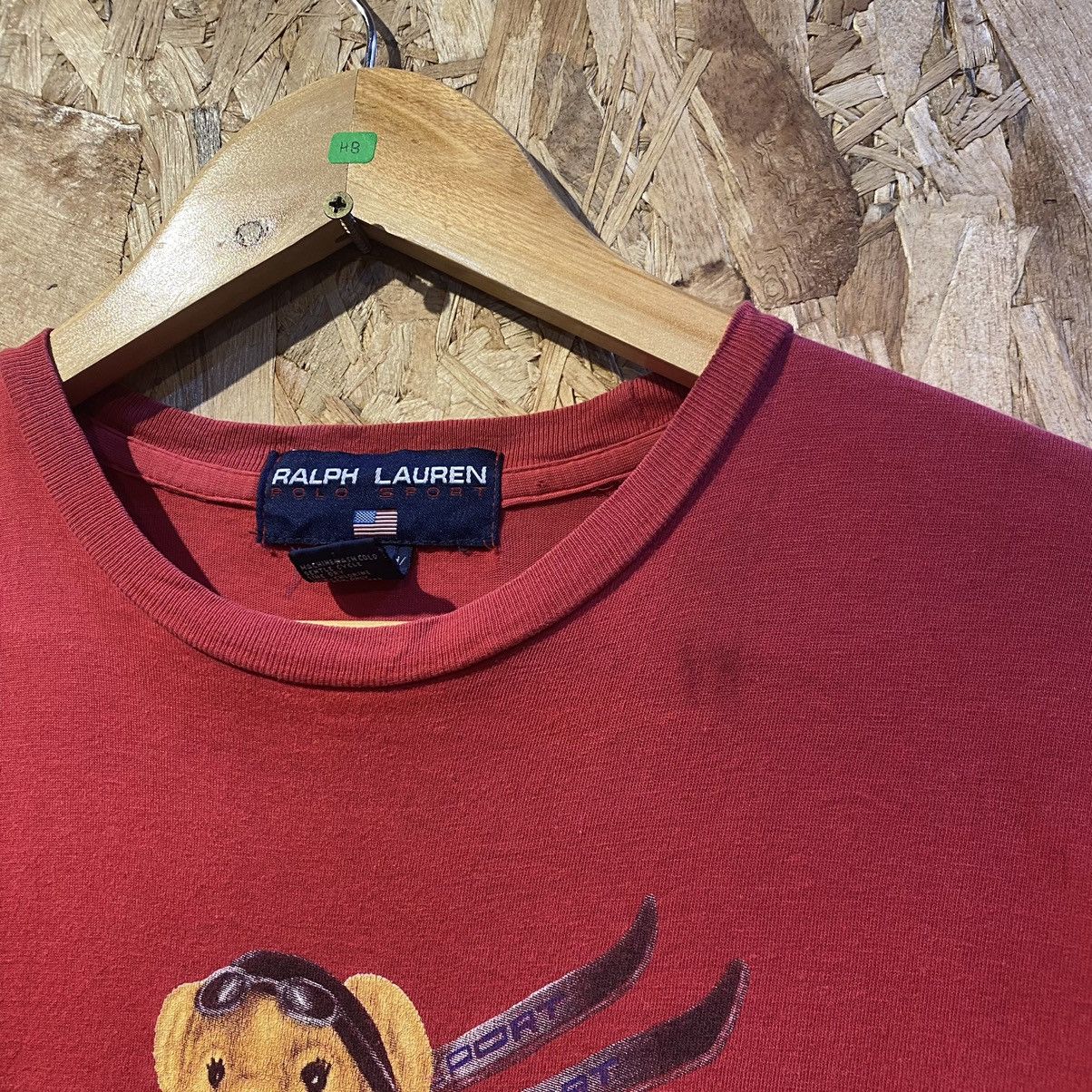 Polo Ralph Lauren × Vintage VINTAGE RARE‼️Polo Sport Ralph Lauren Bear Ski T-Shirt Size US S / EU 44-46 / 1 - 4 Thumbnail