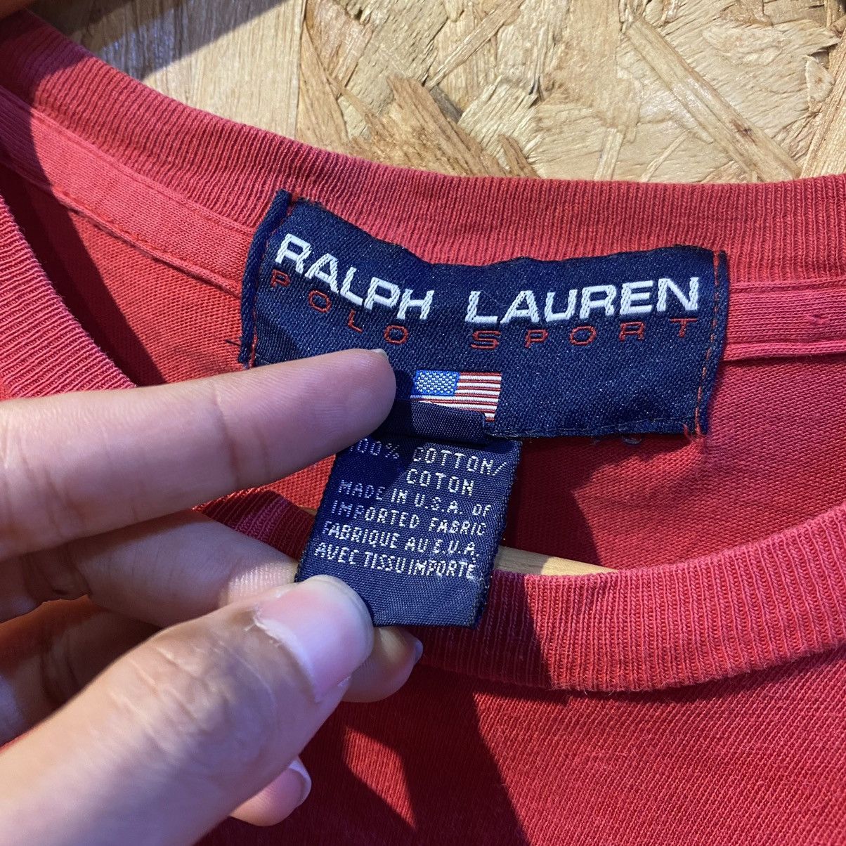 Polo Ralph Lauren × Vintage VINTAGE RARE‼️Polo Sport Ralph Lauren Bear Ski T-Shirt Size US S / EU 44-46 / 1 - 9 Thumbnail