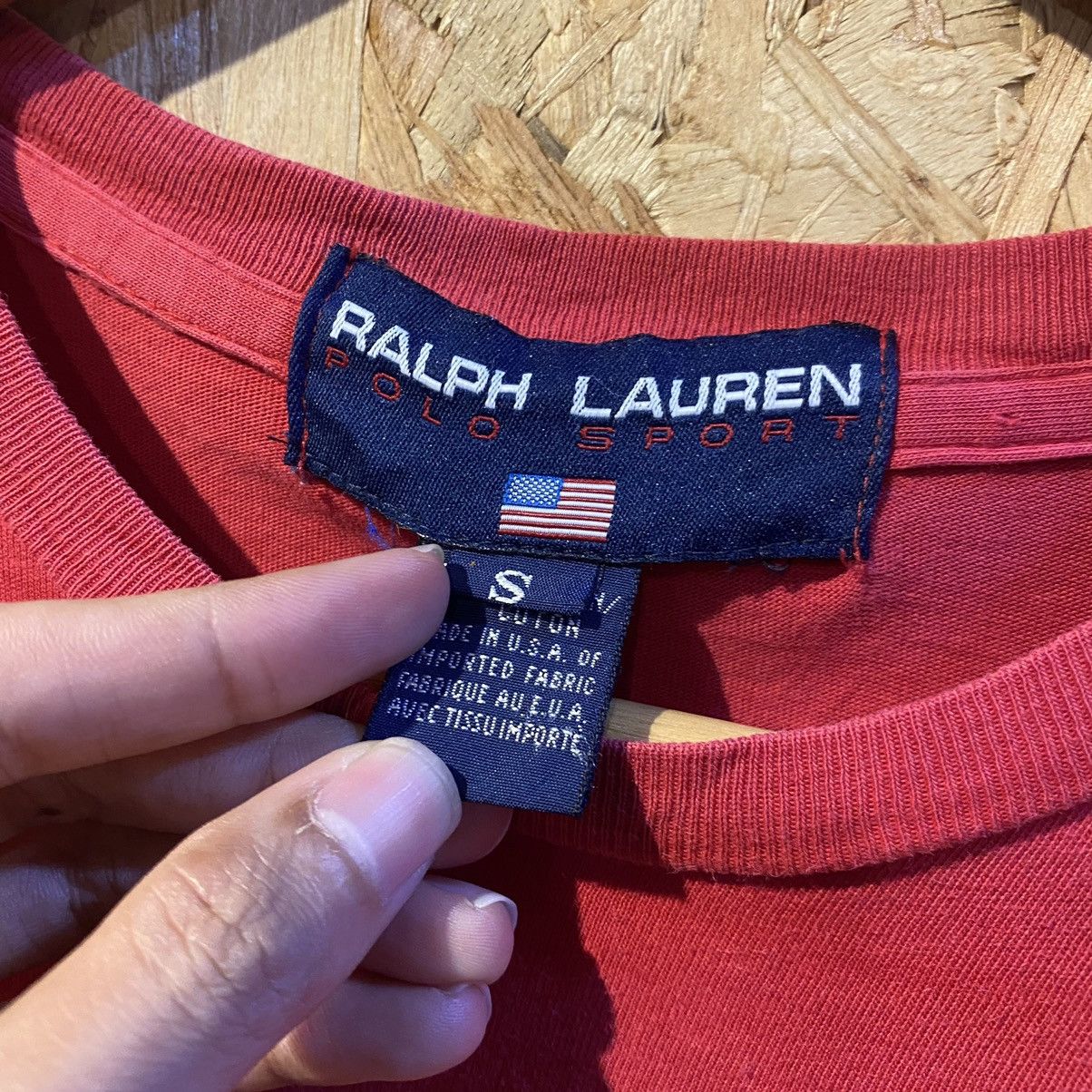 Polo Ralph Lauren × Vintage VINTAGE RARE‼️Polo Sport Ralph Lauren Bear Ski T-Shirt Size US S / EU 44-46 / 1 - 8 Thumbnail