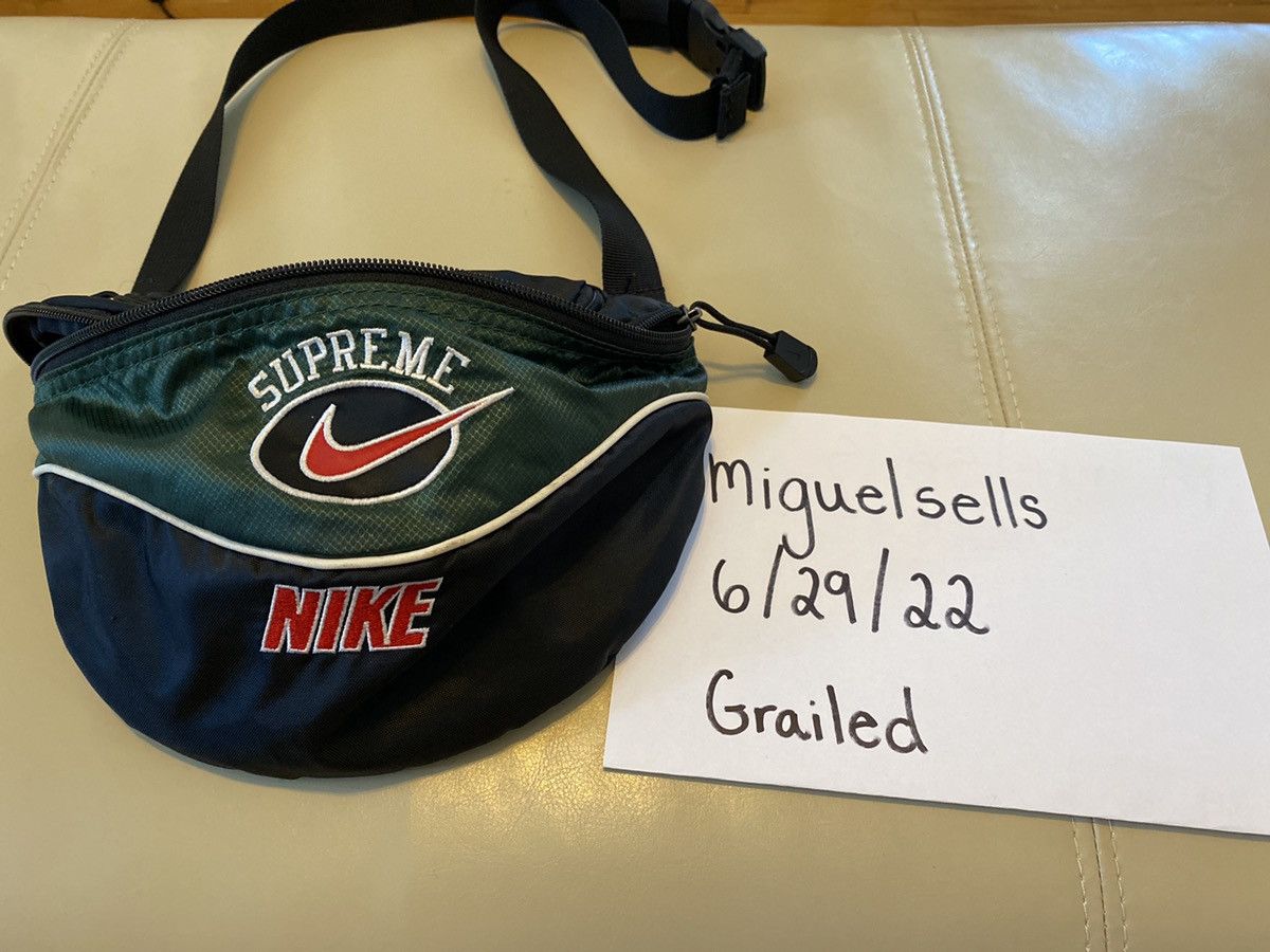 Nike × Supreme Supreme Nike Shoulder Bag Green | Grailed