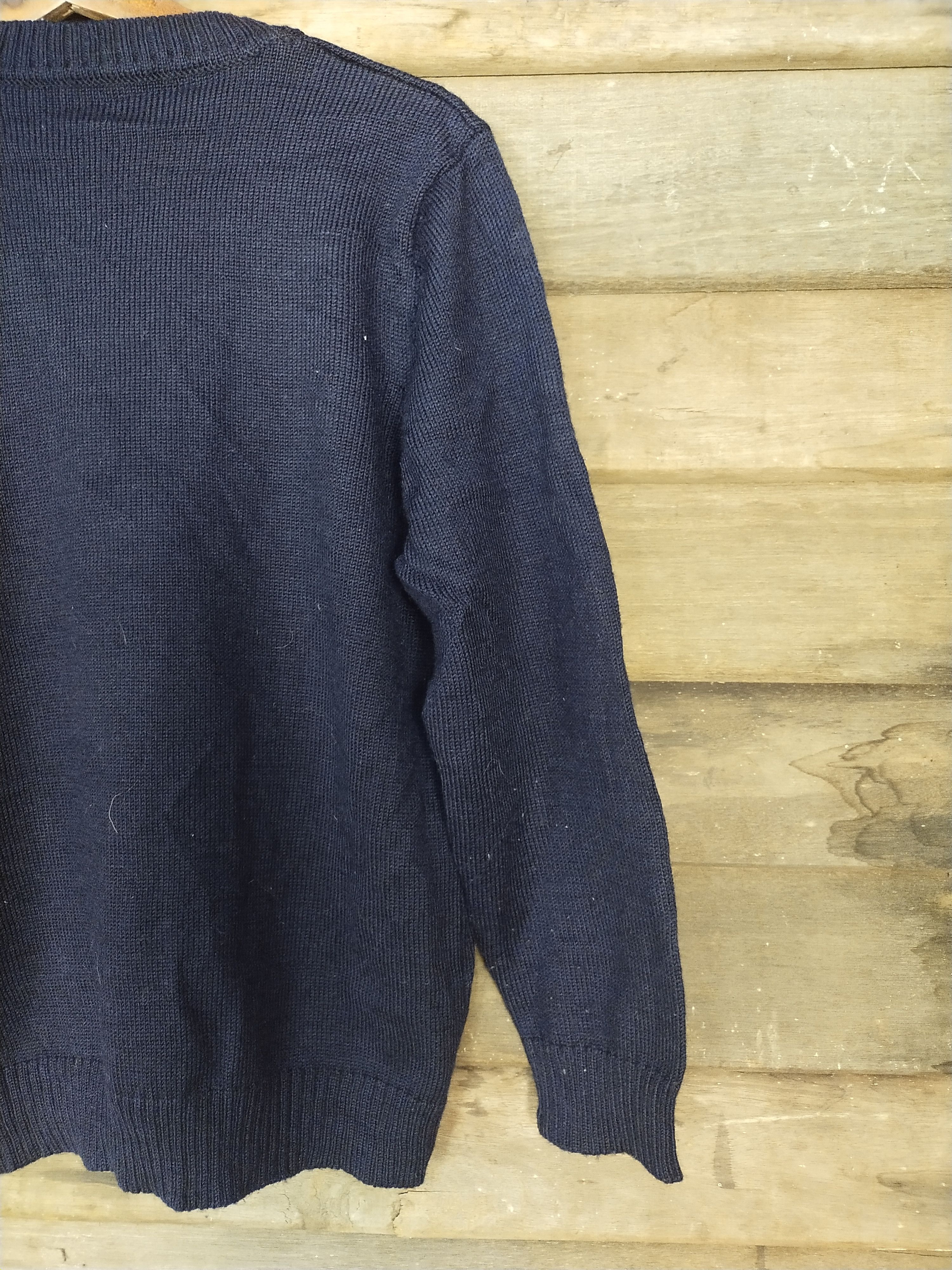 Homespun Knitwear × Japanese Brand Japan vintage Dark blue cardigan knitwear #S208 Size US S / EU 44-46 / 1 - 9 Thumbnail