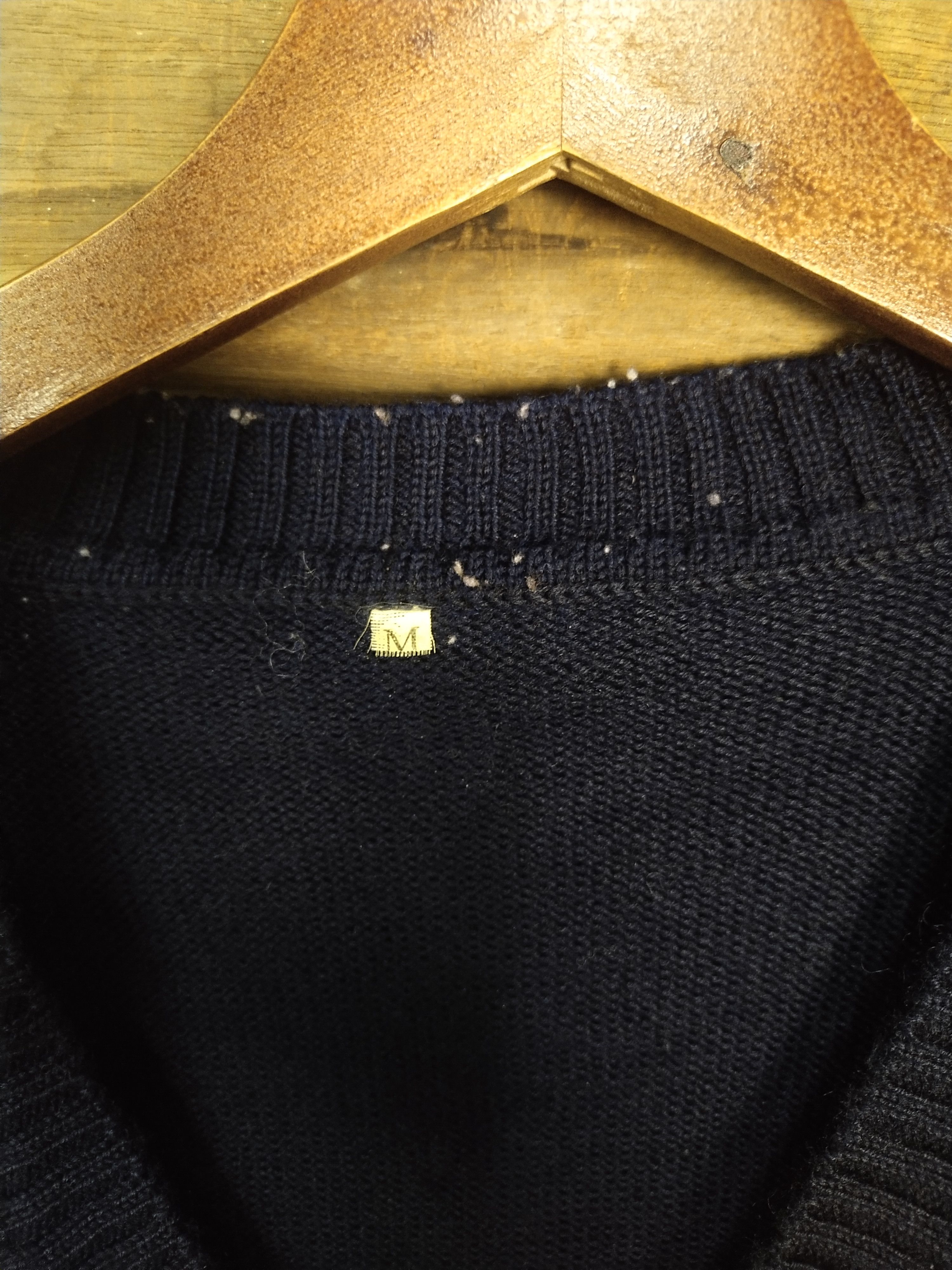 Homespun Knitwear × Japanese Brand Japan vintage Dark blue cardigan knitwear #S208 Size US S / EU 44-46 / 1 - 3 Thumbnail