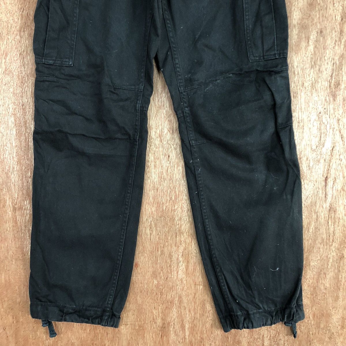 Japanese Brand Uniqlo Black utility Multipocket CArgo Pants #H312 Size US 31 - 3 Thumbnail