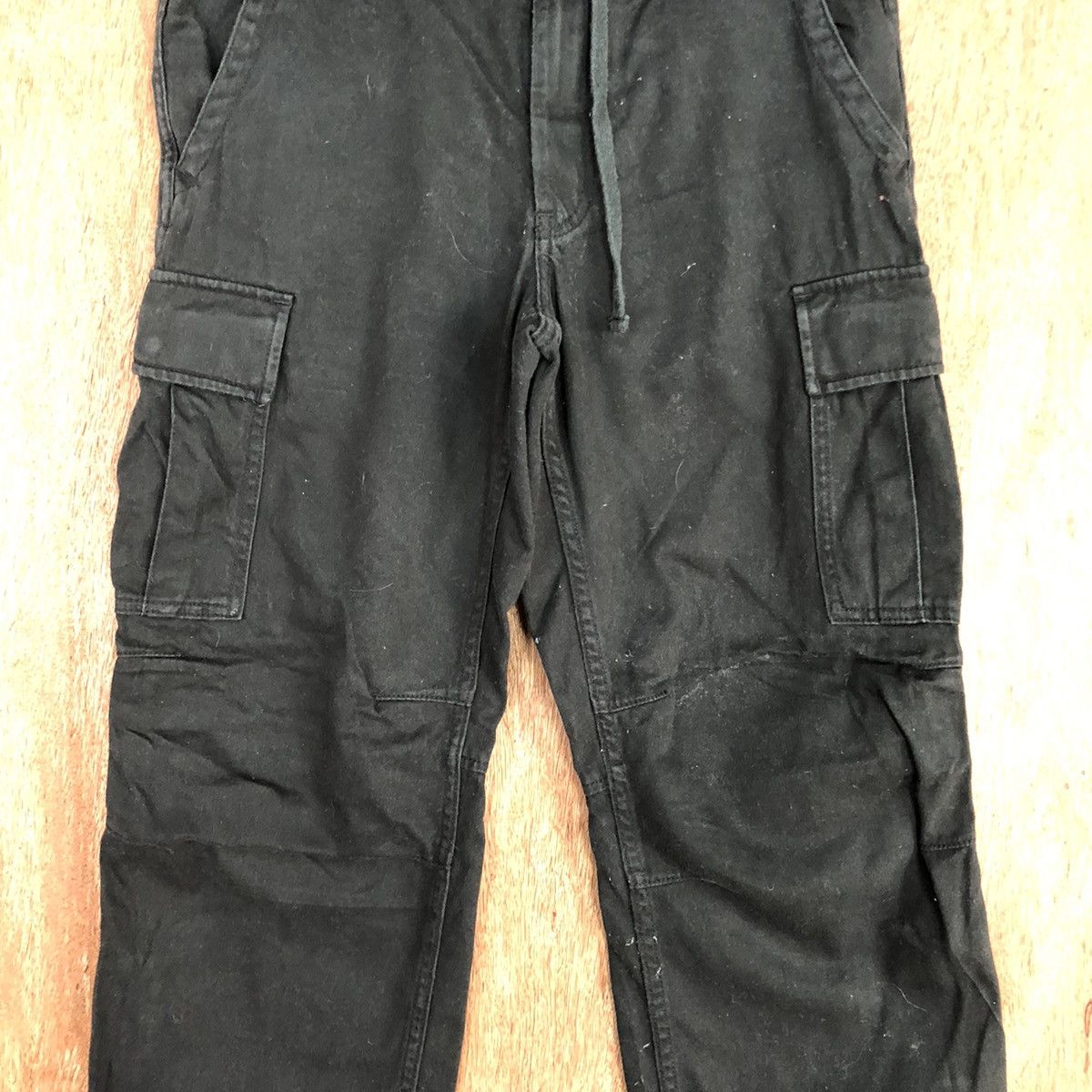 Japanese Brand Uniqlo Black utility Multipocket CArgo Pants #H312 Size US 31 - 4 Thumbnail