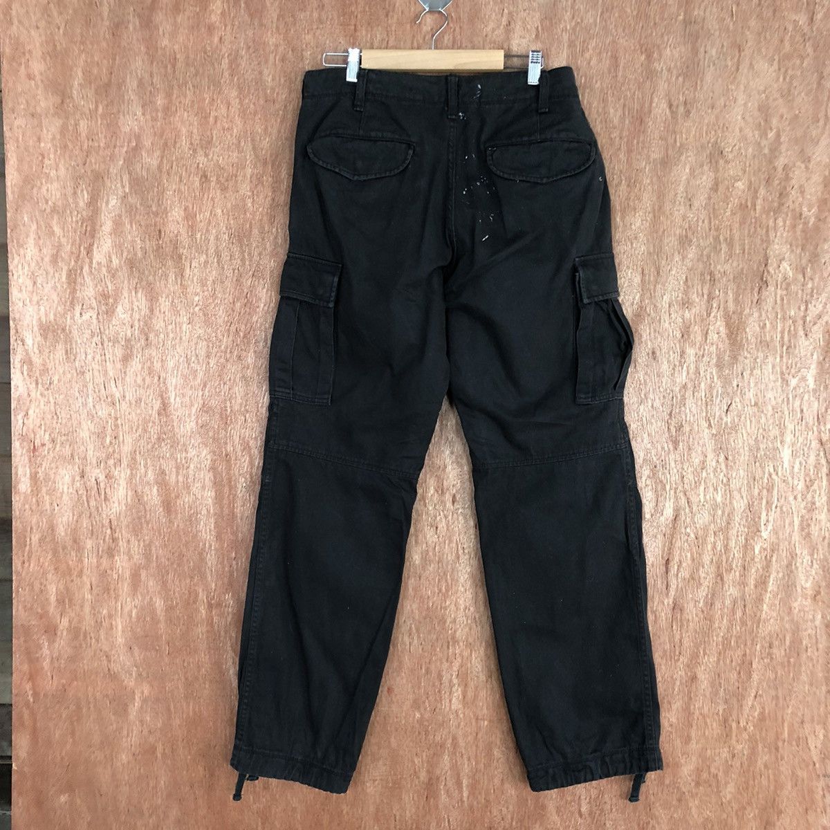 Japanese Brand Uniqlo Black utility Multipocket CArgo Pants #H312 Size US 31 - 8 Thumbnail