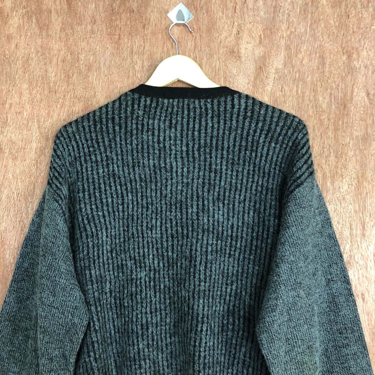 Homespun Knitwear Seaglen Grey Shag Shaggy Knitwear sweatshirt #H213 Size US L / EU 52-54 / 3 - 12 Thumbnail
