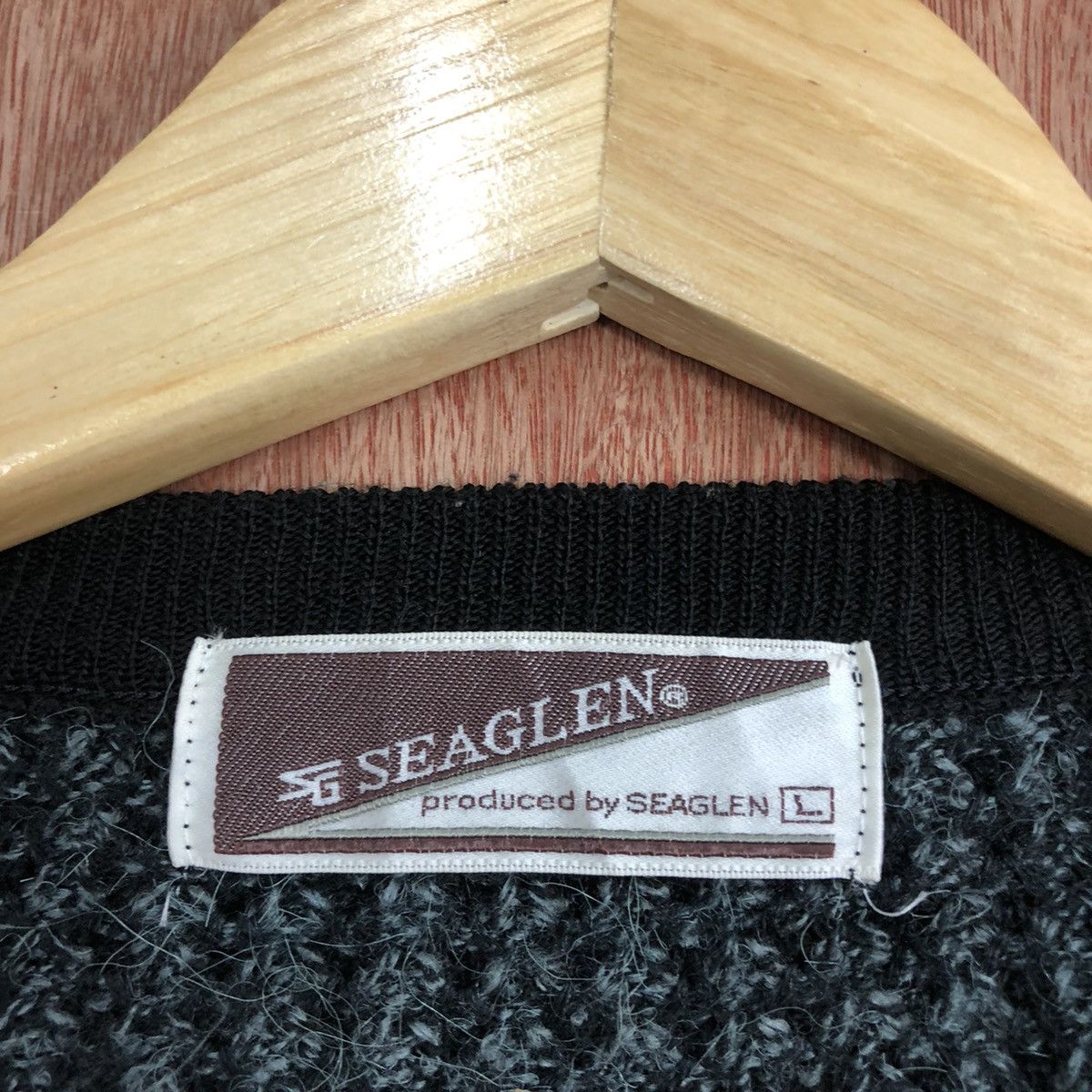 Homespun Knitwear Seaglen Grey Shag Shaggy Knitwear sweatshirt #H213 Size US L / EU 52-54 / 3 - 10 Thumbnail