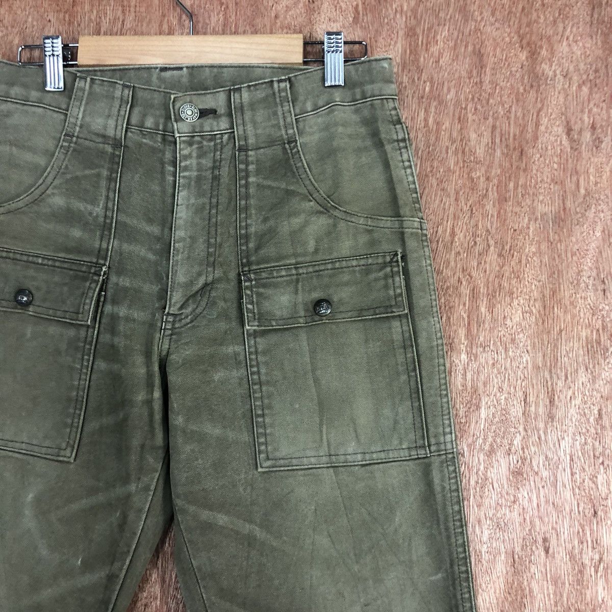 Japanese Brand Blue Way japan faded streetwear cargo bush Pants #H173 Size US 27 - 5 Thumbnail