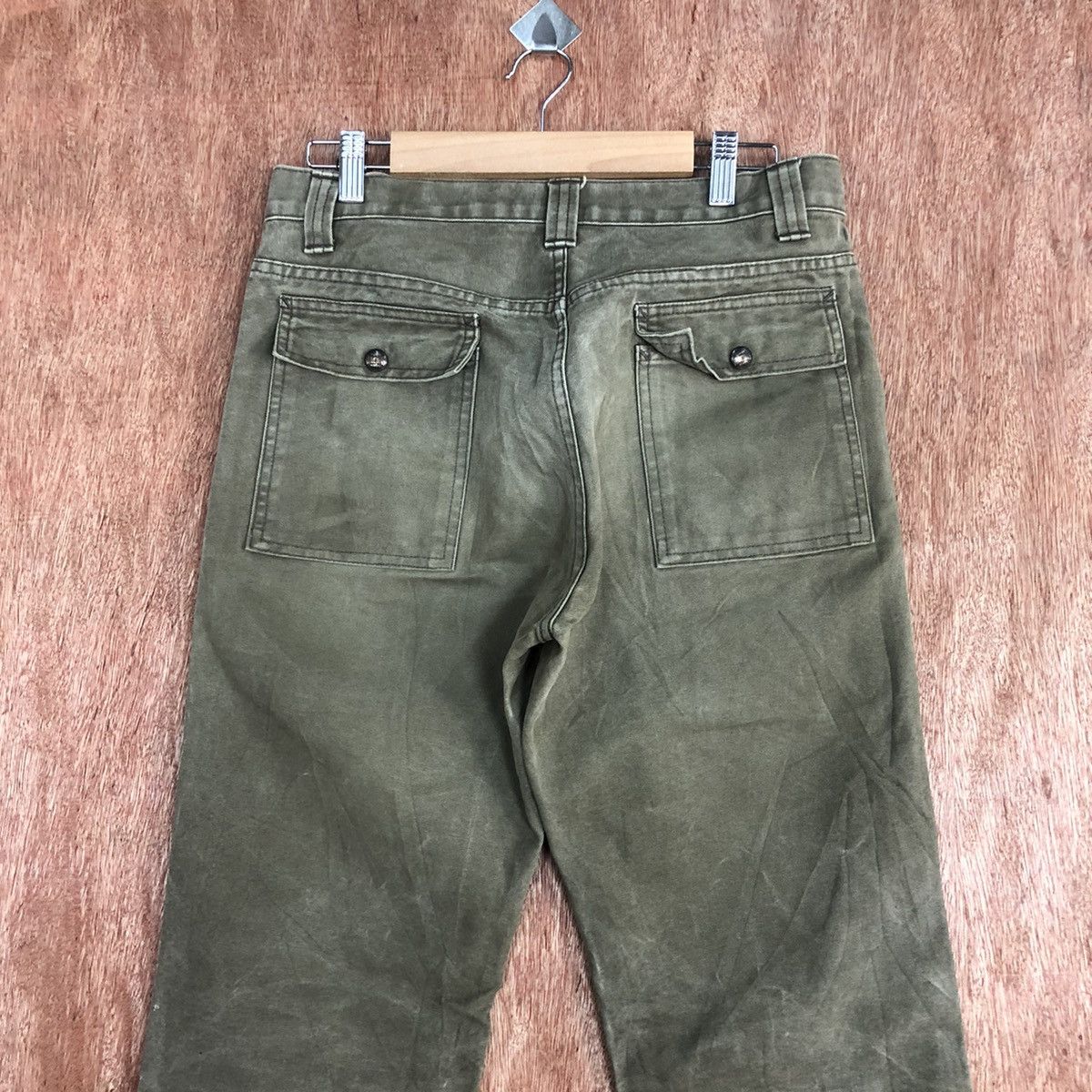 Japanese Brand Blue Way japan faded streetwear cargo bush Pants #H173 Size US 27 - 10 Thumbnail