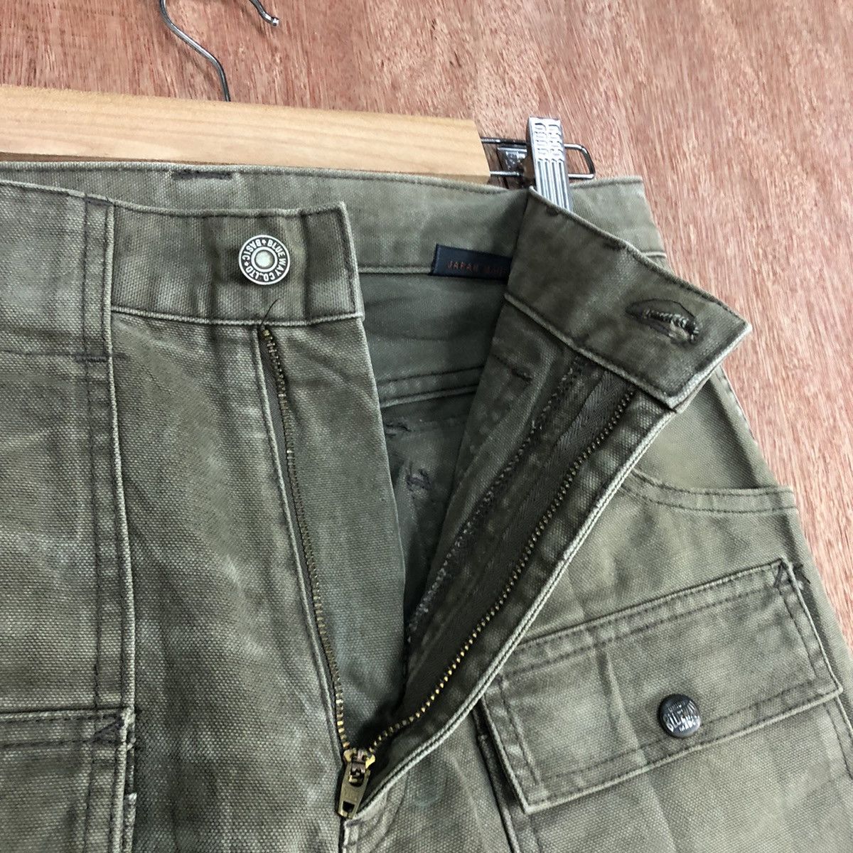 Japanese Brand Blue Way japan faded streetwear cargo bush Pants #H173 Size US 27 - 8 Thumbnail
