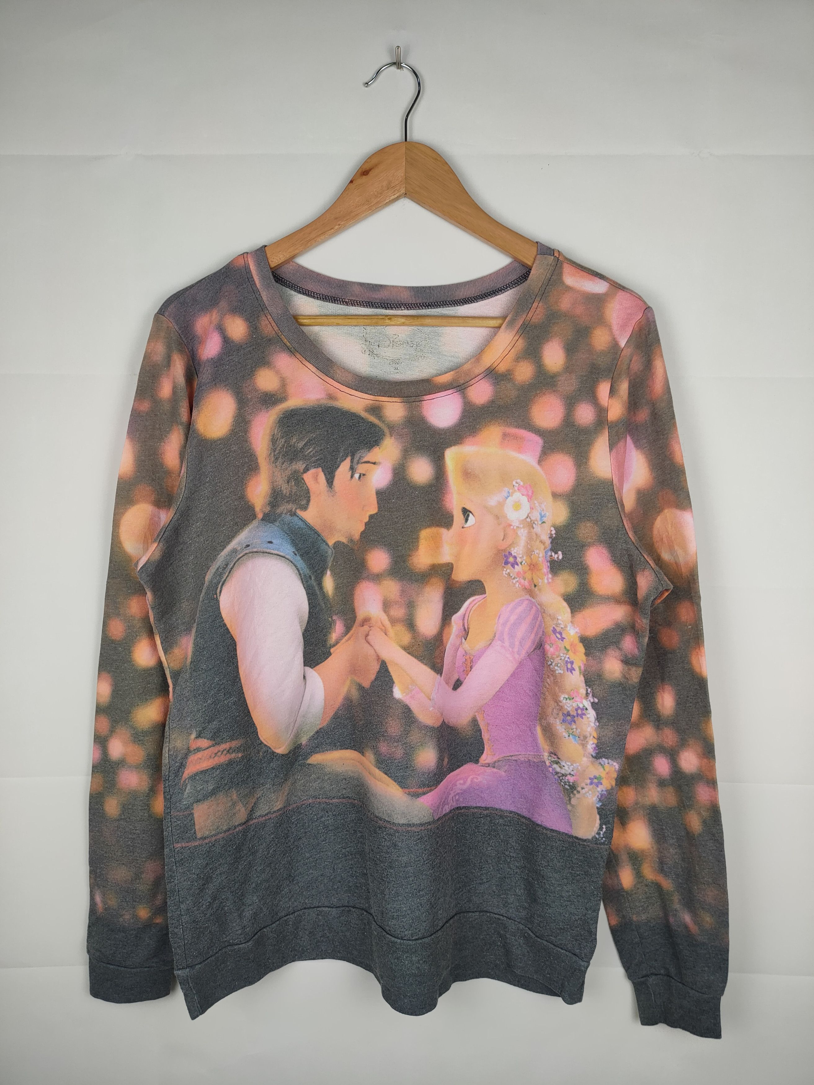 Cartoon Network × Disney Repunzel Movie Overprint Sweatshirt Size US M / EU 48-50 / 2 - 1 Thumbnail