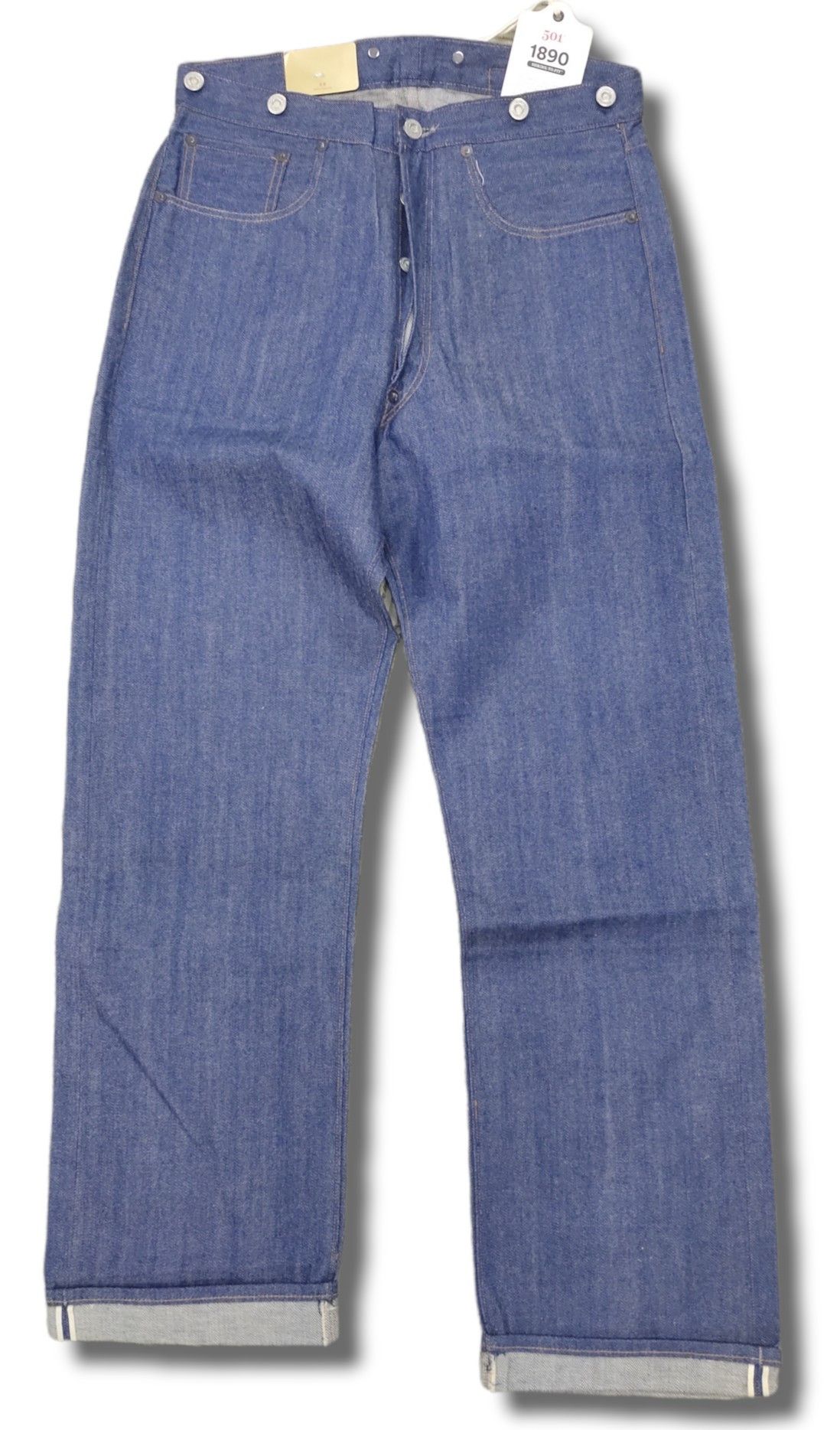 Levis LVC Big E 501XX 1890 Single Pocket Selvedge Jeans