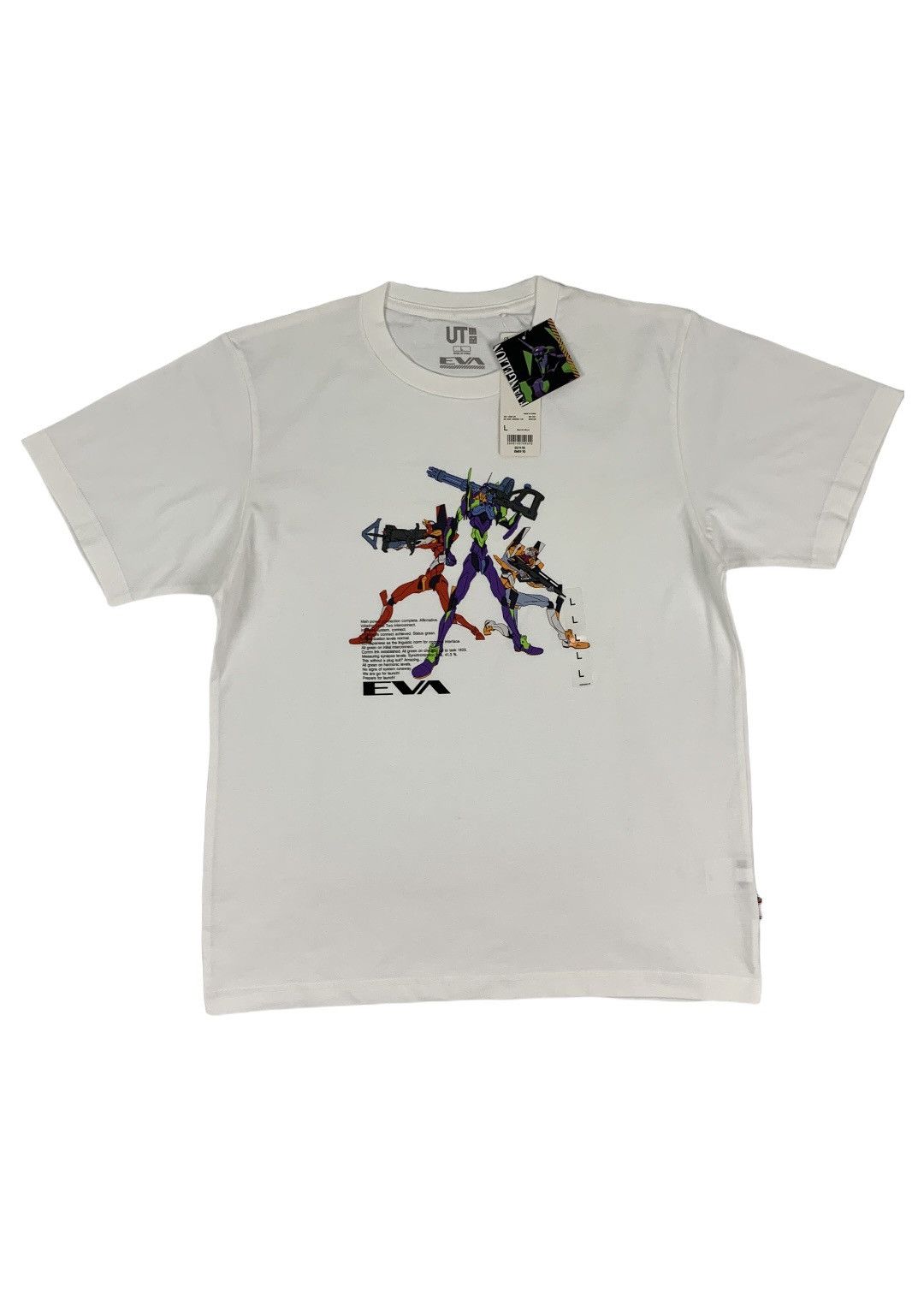 Uniqlo Rare Uniqlo X Anime Movie Evangelion Shirt Size US L / EU 52-54 / 3 - 1 Thumbnail