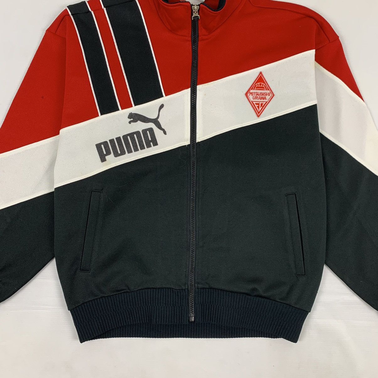 Puma × Vintage Vintage Puma Manchester United Trainer Zipper Jacket Size US M / EU 48-50 / 2 - 6 Thumbnail