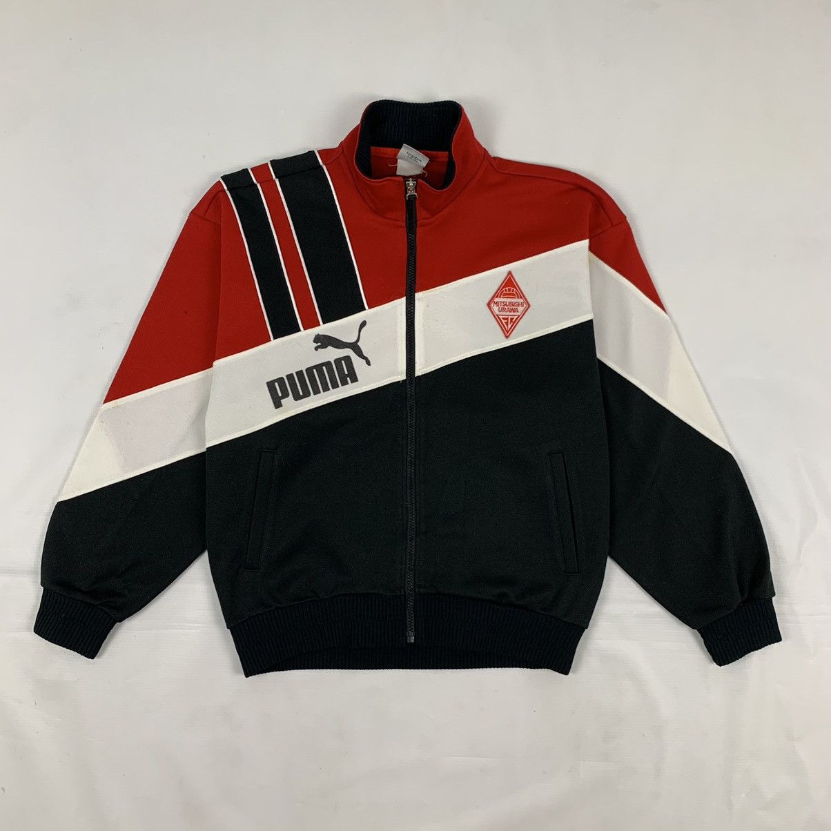 Puma × Vintage Vintage Puma Manchester United Trainer Zipper Jacket Size US M / EU 48-50 / 2 - 3 Thumbnail