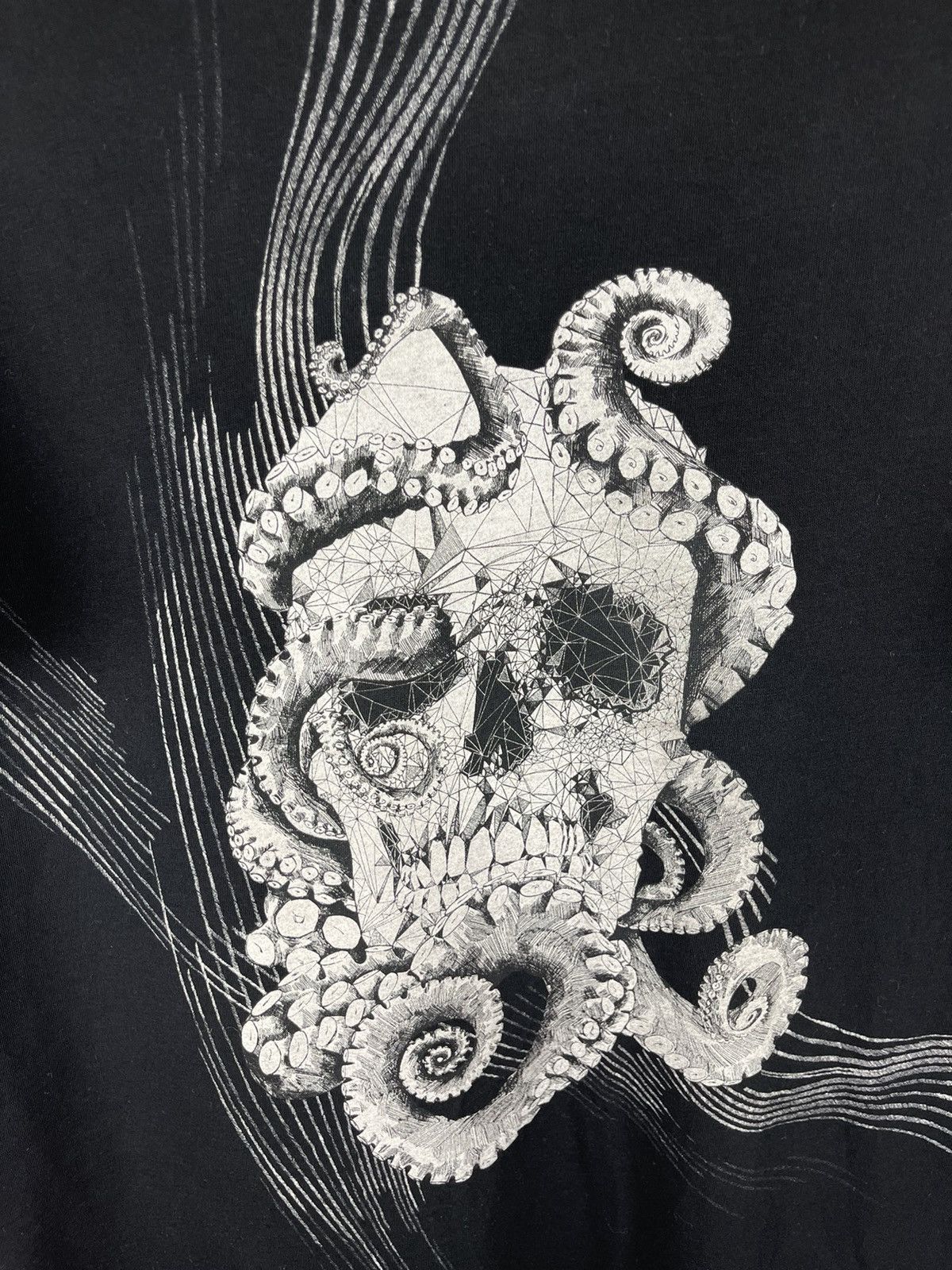 Just Cavalli Just Cavalli big logo skull octopus print pattern tee shirt Size US XL / EU 56 / 4 - 4 Thumbnail