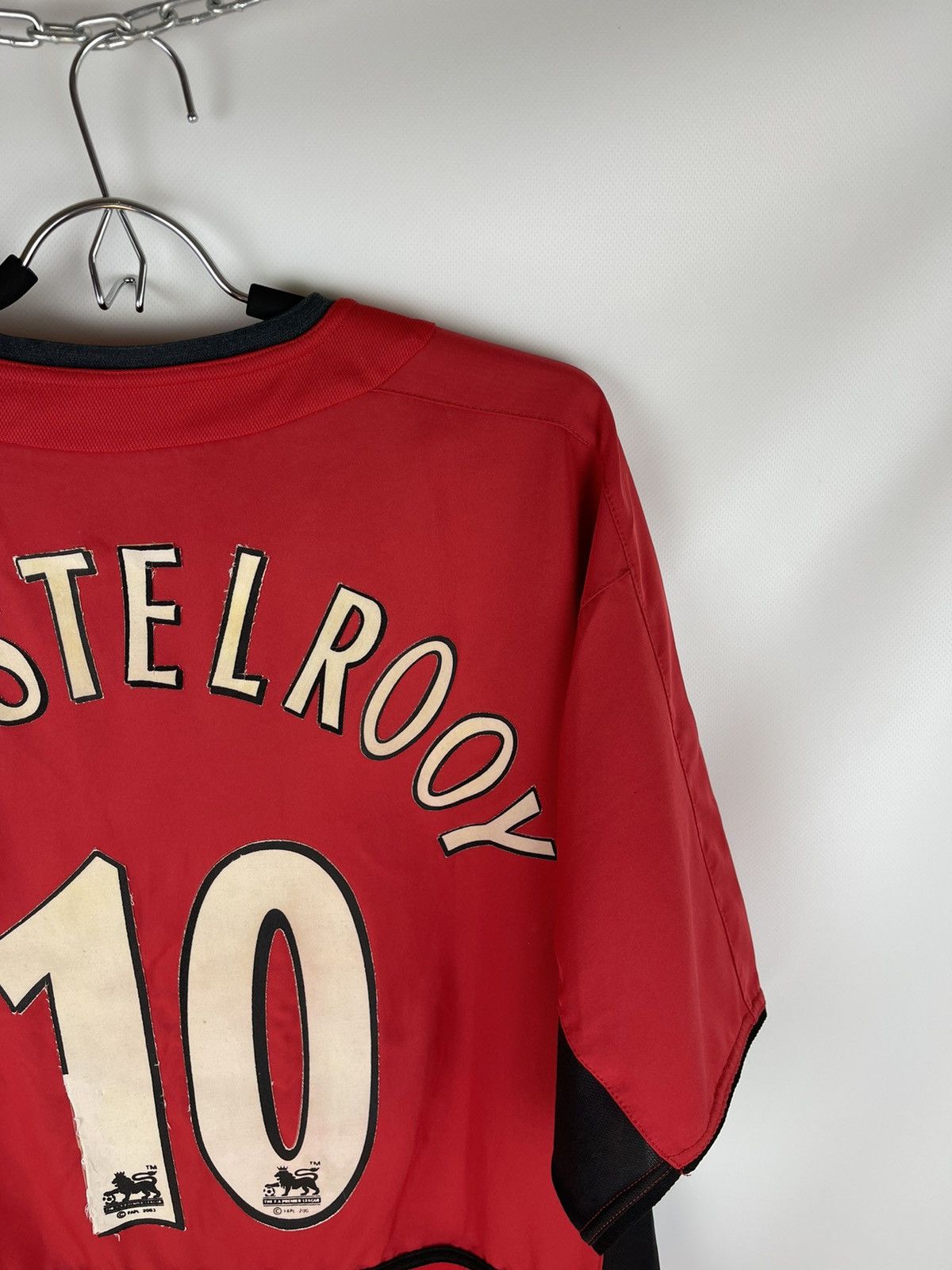 Vintage Nike Manchester United 2002 2004 #10 v. nistelrooy soccer Size US XL / EU 56 / 4 - 12 Thumbnail