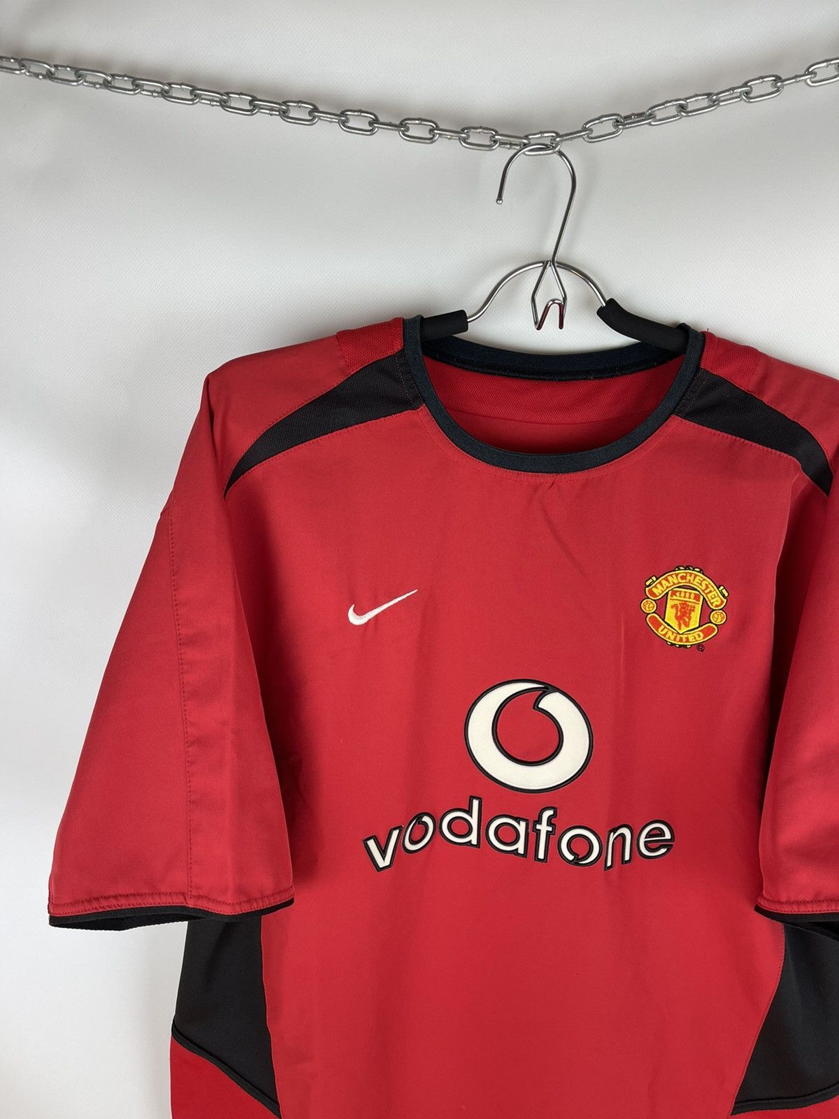 Vintage Nike Manchester United 2002 2004 #10 v. nistelrooy soccer Size US XL / EU 56 / 4 - 2 Thumbnail