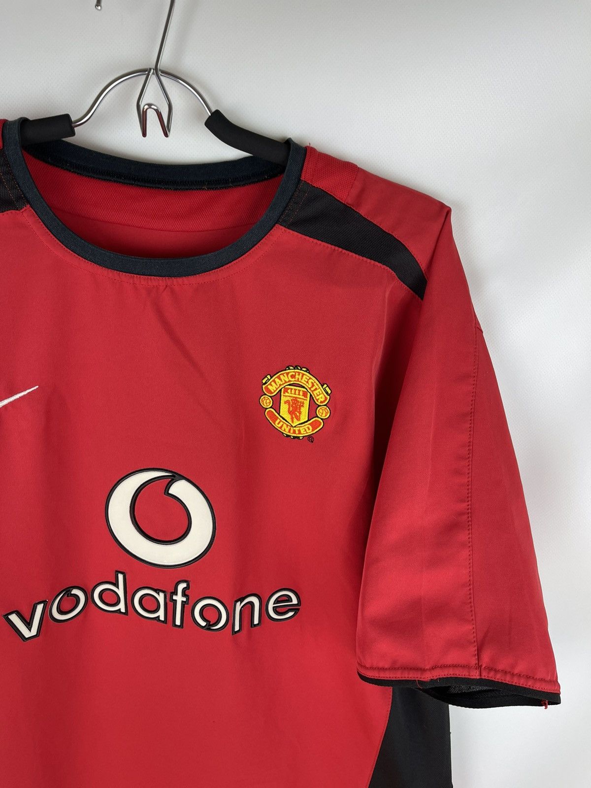 Vintage Nike Manchester United 2002 2004 #10 v. nistelrooy soccer Size US XL / EU 56 / 4 - 4 Thumbnail