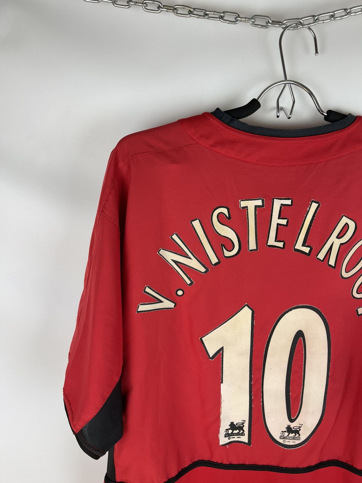 Vintage Nike Manchester United 2002 2004 #10 v. nistelrooy soccer Size US XL / EU 56 / 4 - 11 Thumbnail