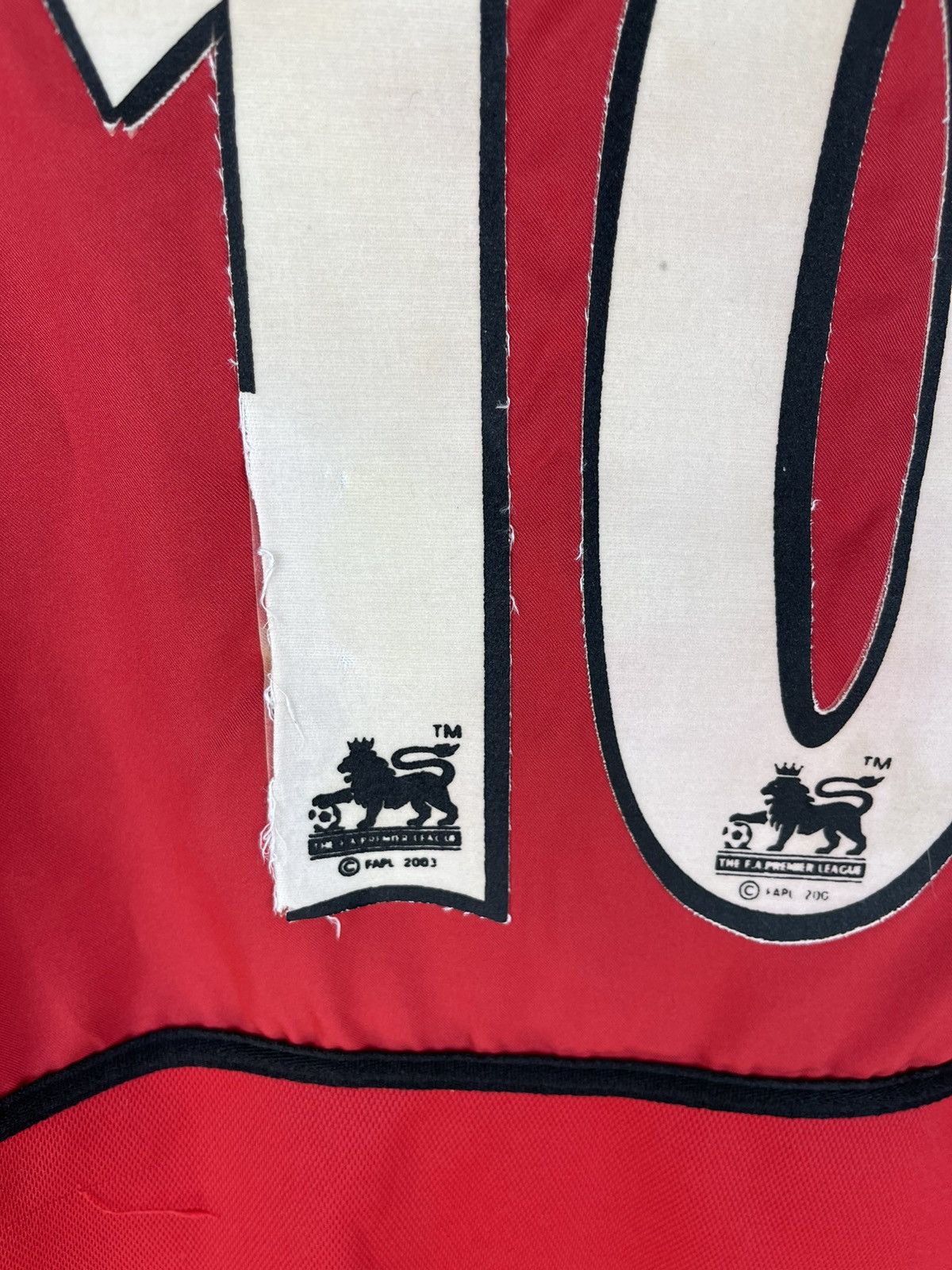 Vintage Nike Manchester United 2002 2004 #10 v. nistelrooy soccer Size US XL / EU 56 / 4 - 15 Thumbnail