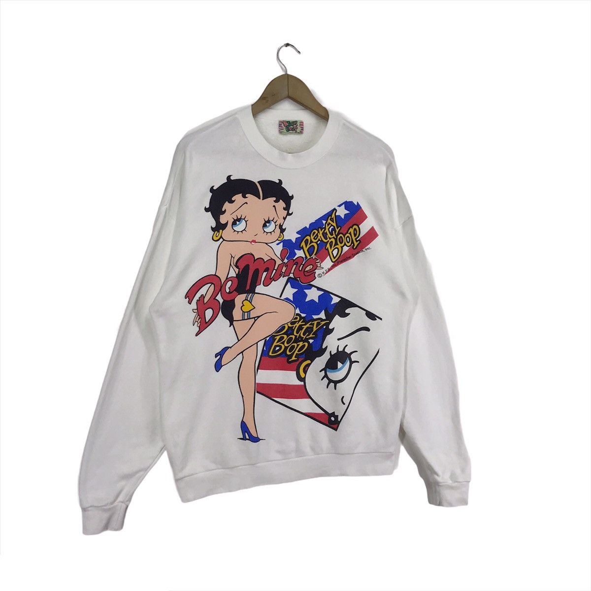 Cartoon Network × Vintage 90s Betty Boop Be Mine Valentine Sweatshirt Crewneck Size US M / EU 48-50 / 2 - 3 Thumbnail