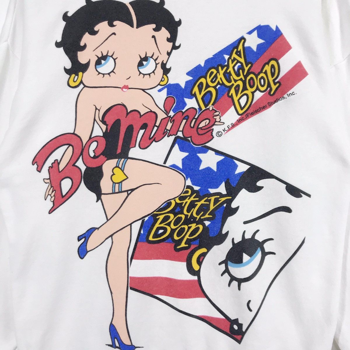 Cartoon Network × Vintage 90s Betty Boop Be Mine Valentine Sweatshirt Crewneck Size US M / EU 48-50 / 2 - 5 Thumbnail
