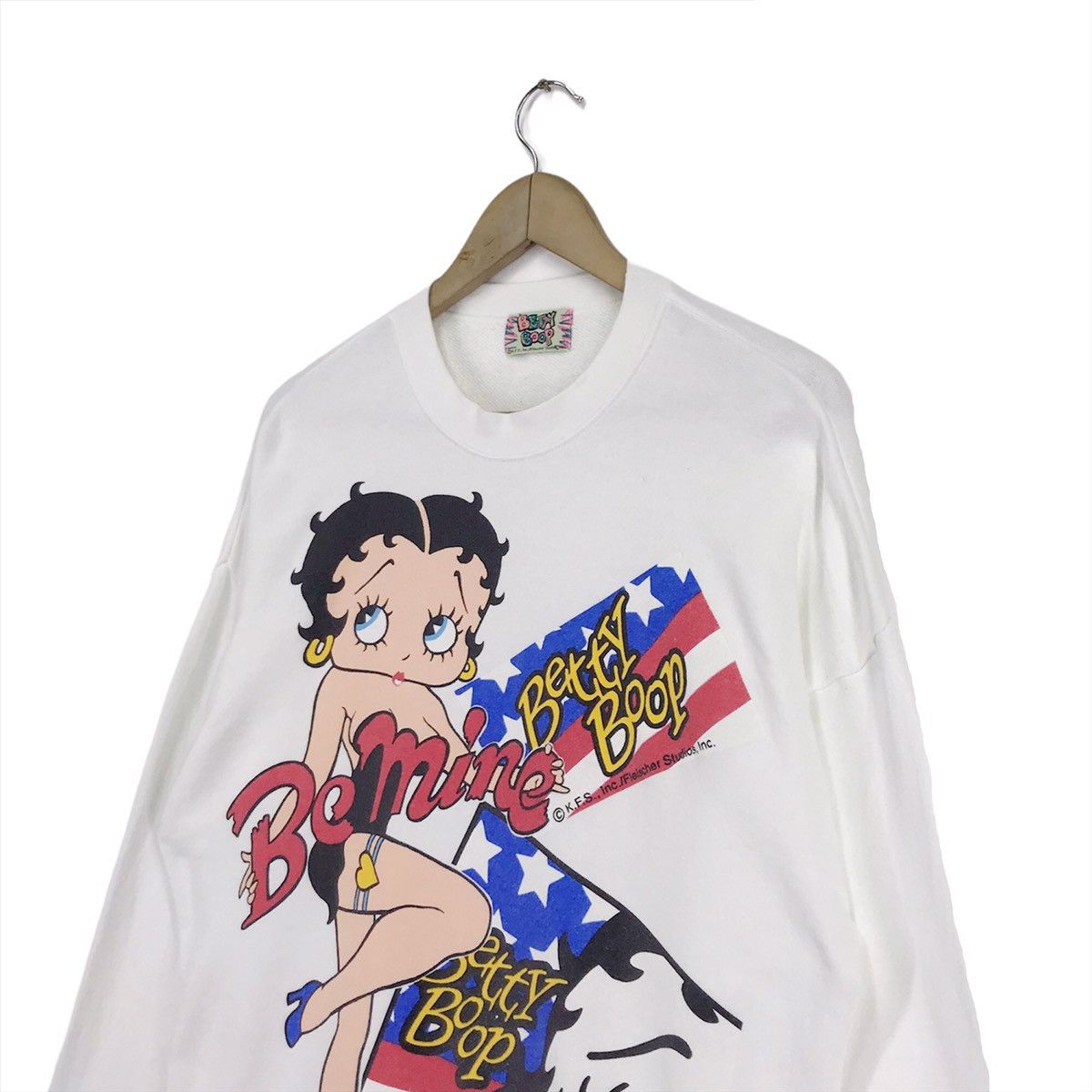 Cartoon Network × Vintage 90s Betty Boop Be Mine Valentine Sweatshirt Crewneck Size US M / EU 48-50 / 2 - 4 Thumbnail