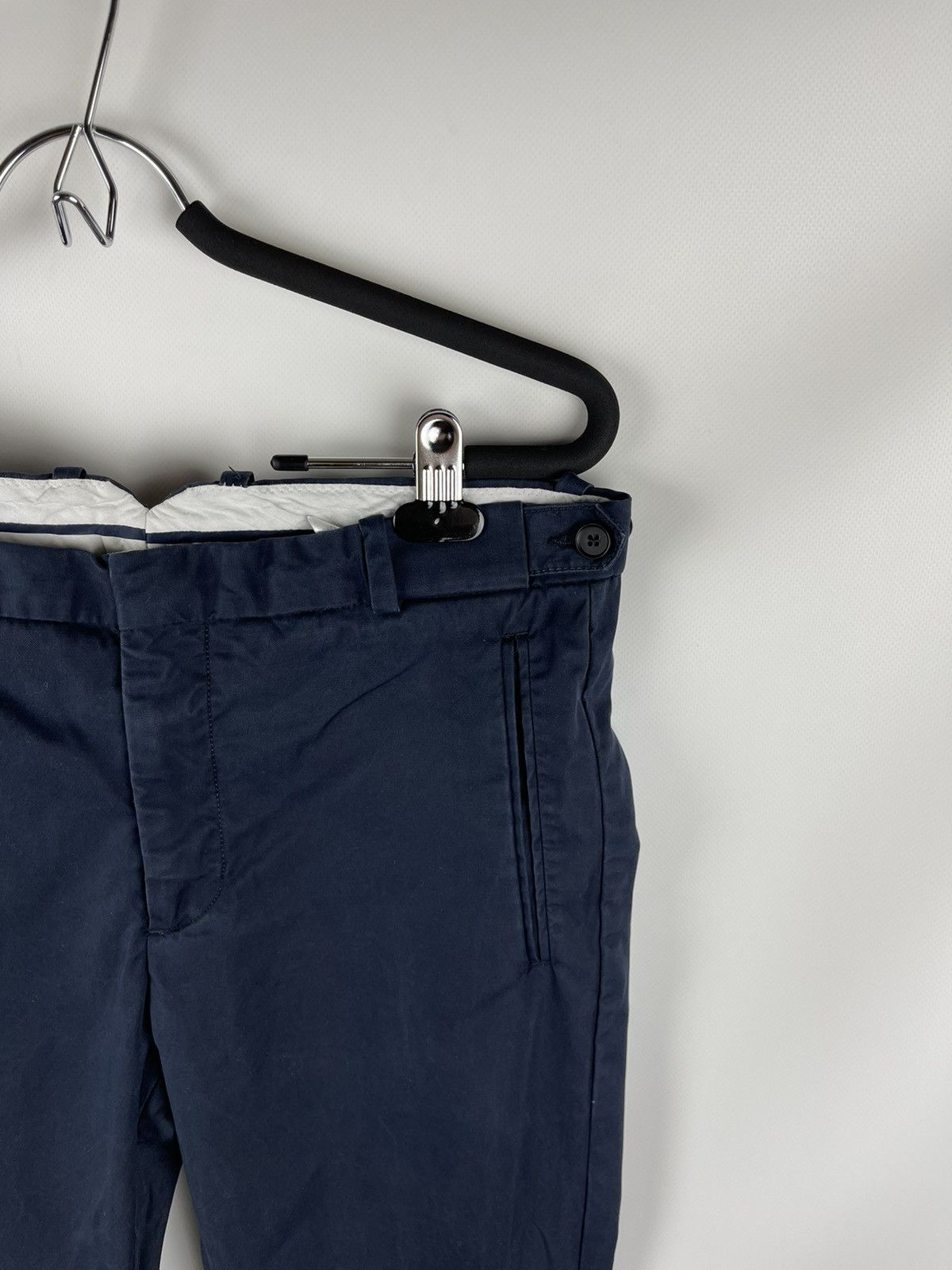Sandro Sandro Paris cotton chinos casual pants navy blue Size US 30 / EU 46 - 4 Thumbnail