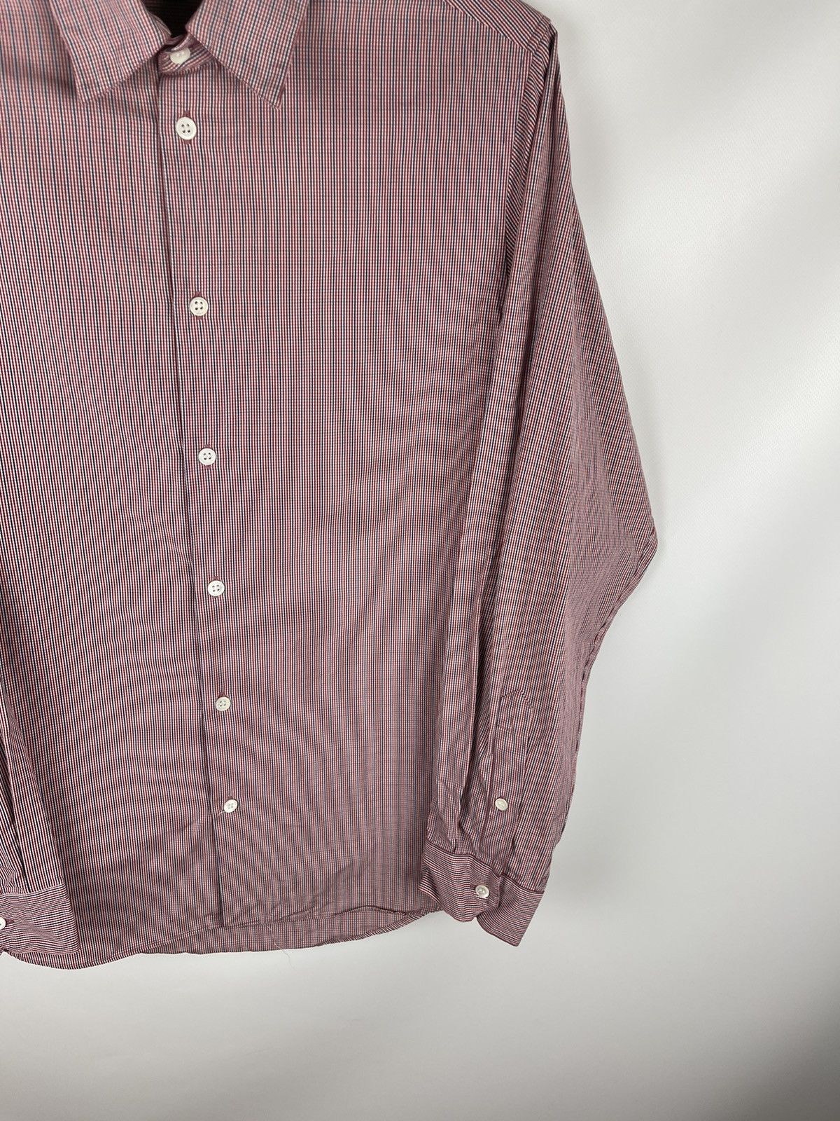 A.P.C. A.P.C checkered 2 in 1 collarless and collared shirt Size US M / EU 48-50 / 2 - 4 Thumbnail