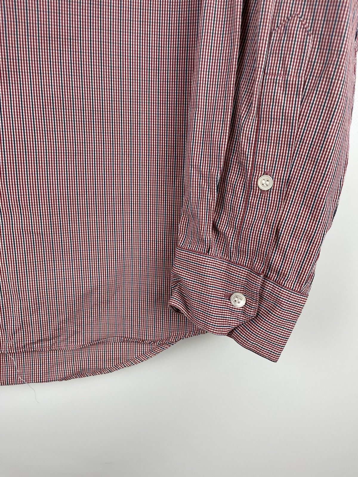 A.P.C. A.P.C checkered 2 in 1 collarless and collared shirt Size US M / EU 48-50 / 2 - 7 Thumbnail