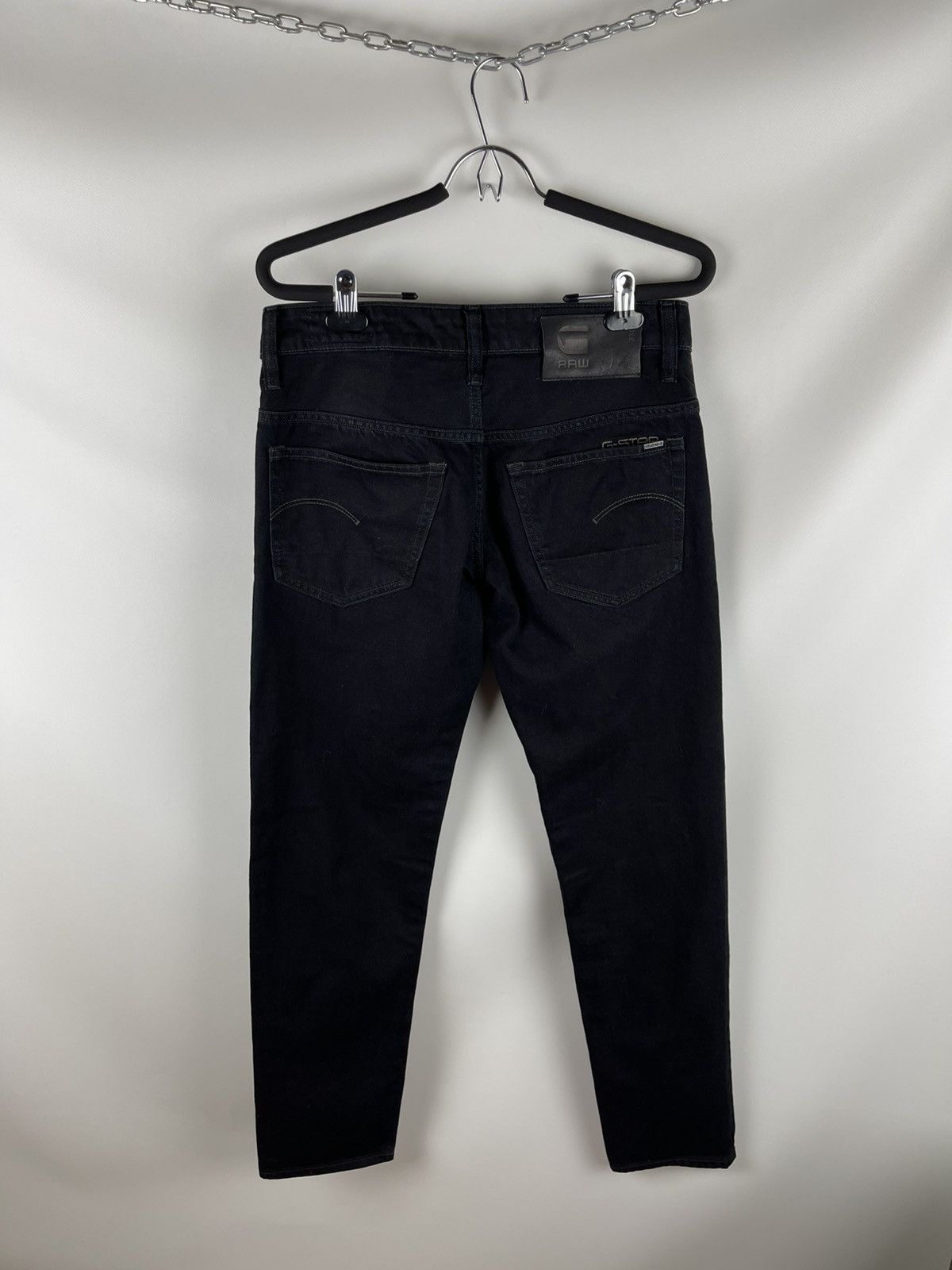 G-Star RRP 150$! G-Star Raw 3301 Low tapered denim jeans pants Size US 30 / EU 46 - 2 Thumbnail