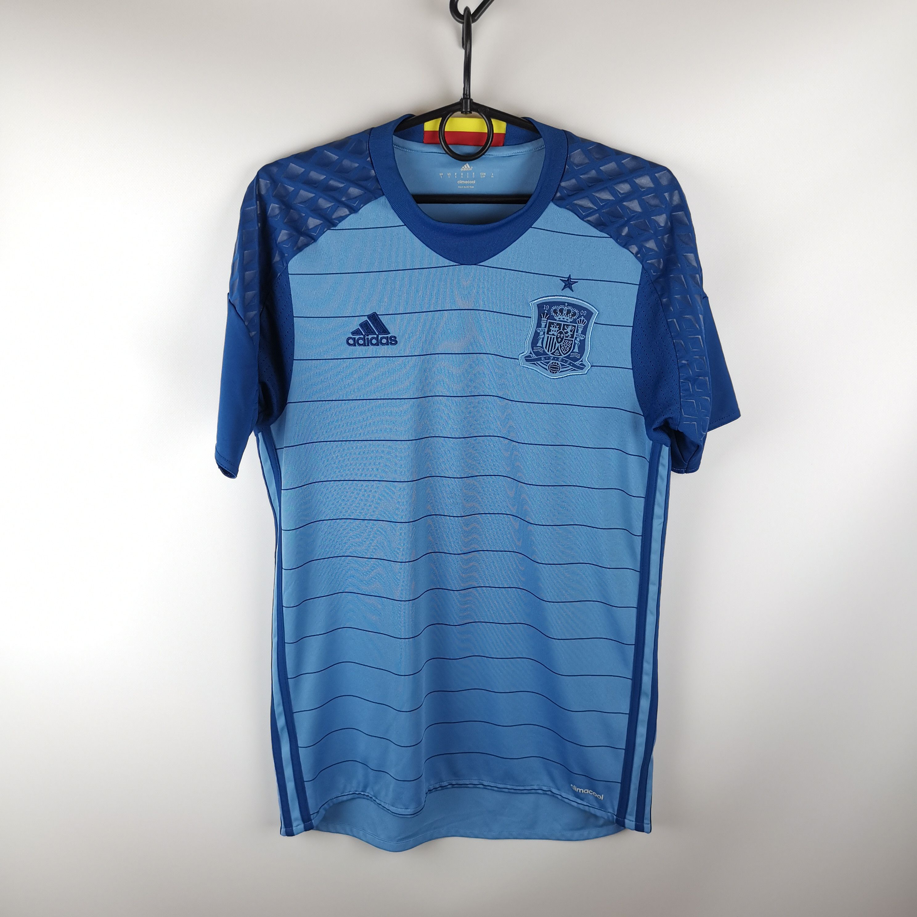Adidas Adidas Spain 2016 goalkeeper jersey soccer football Size US S / EU 44-46 / 1 - 1 Thumbnail