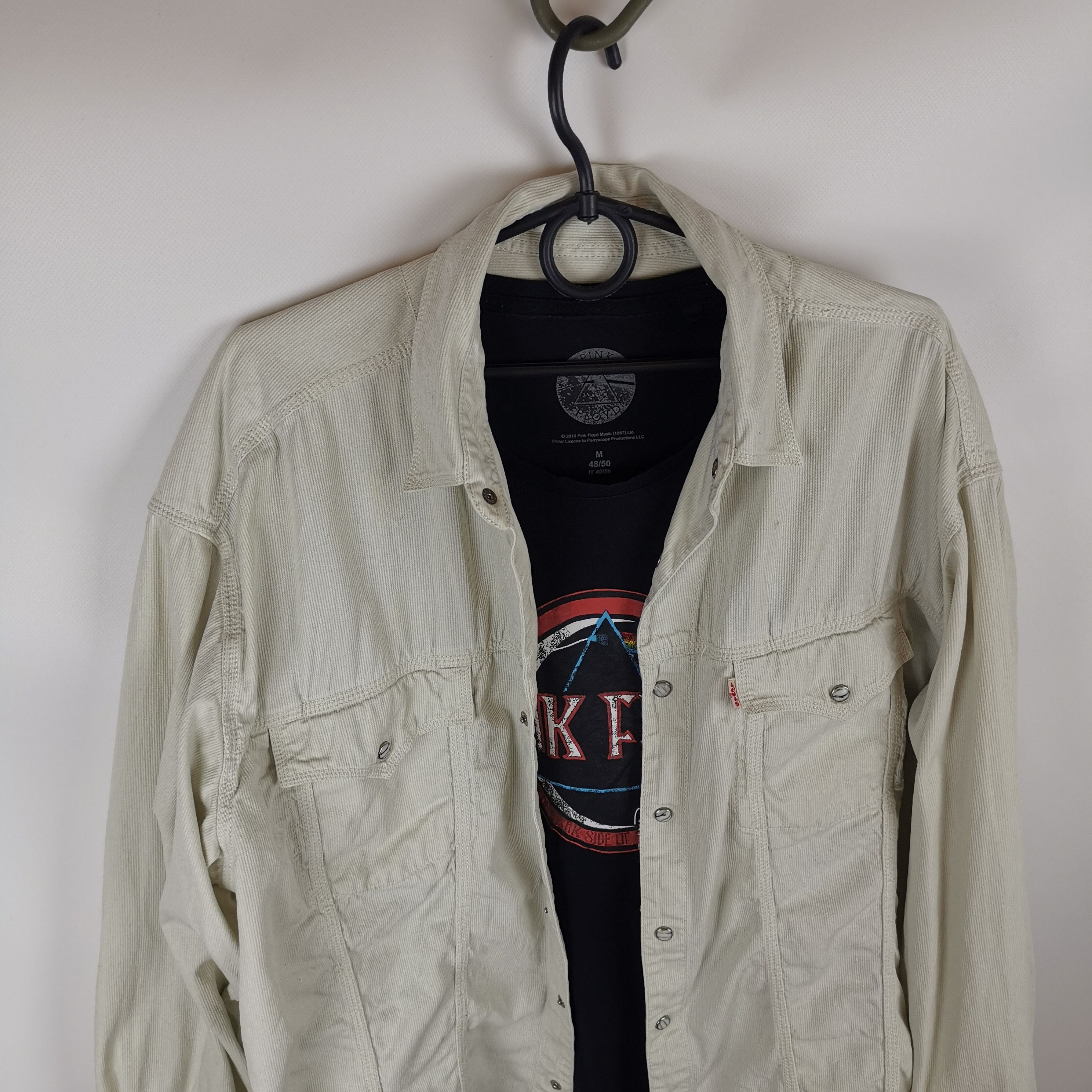 Levi's Levi's vintage 90s corduroy beige overshirt jacket Size US L / EU 52-54 / 3 - 3 Thumbnail